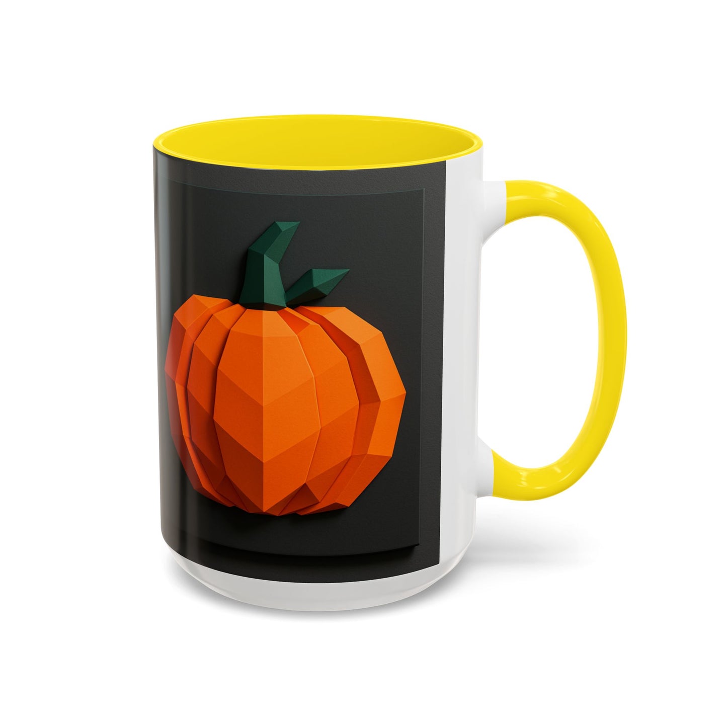 Accent Coffee Mug (11, 15oz) Pumpkins Halloween festival - Toddcraft