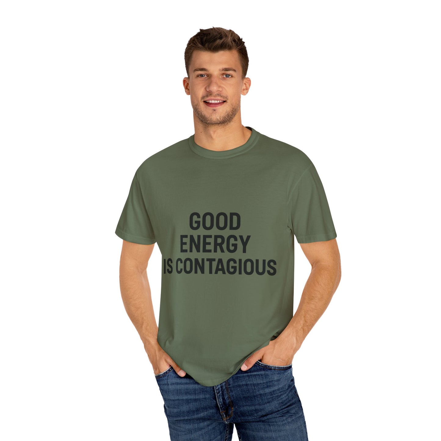Good Energy Unisex T-Shirt, Positive Vibes Tee, Casual Summer Shirt, Gift for Friends, Inspirational Apparel