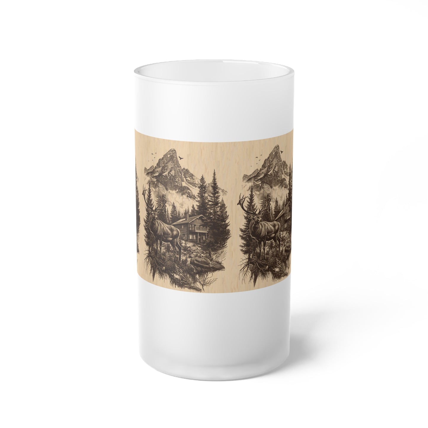 Frosted Glass Beer Mug - 16oz | Stylish & Durable | Perfect for Beer Enthusiasts