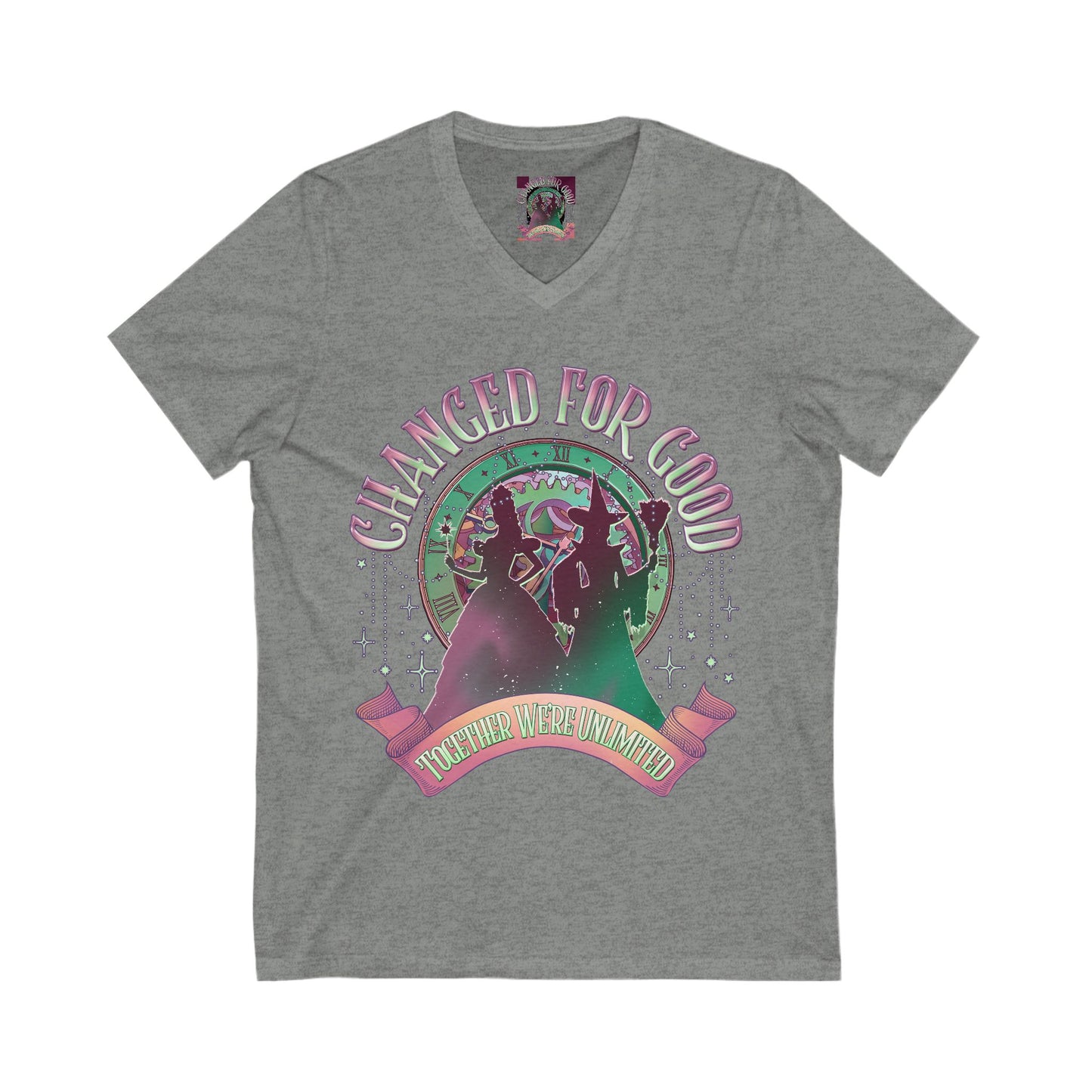 Empowering Change V-Neck Tee, Feminist T-Shirt, Positive Vibes Shirt, Inspirational Gift, Casual Wear, Confidence Boost