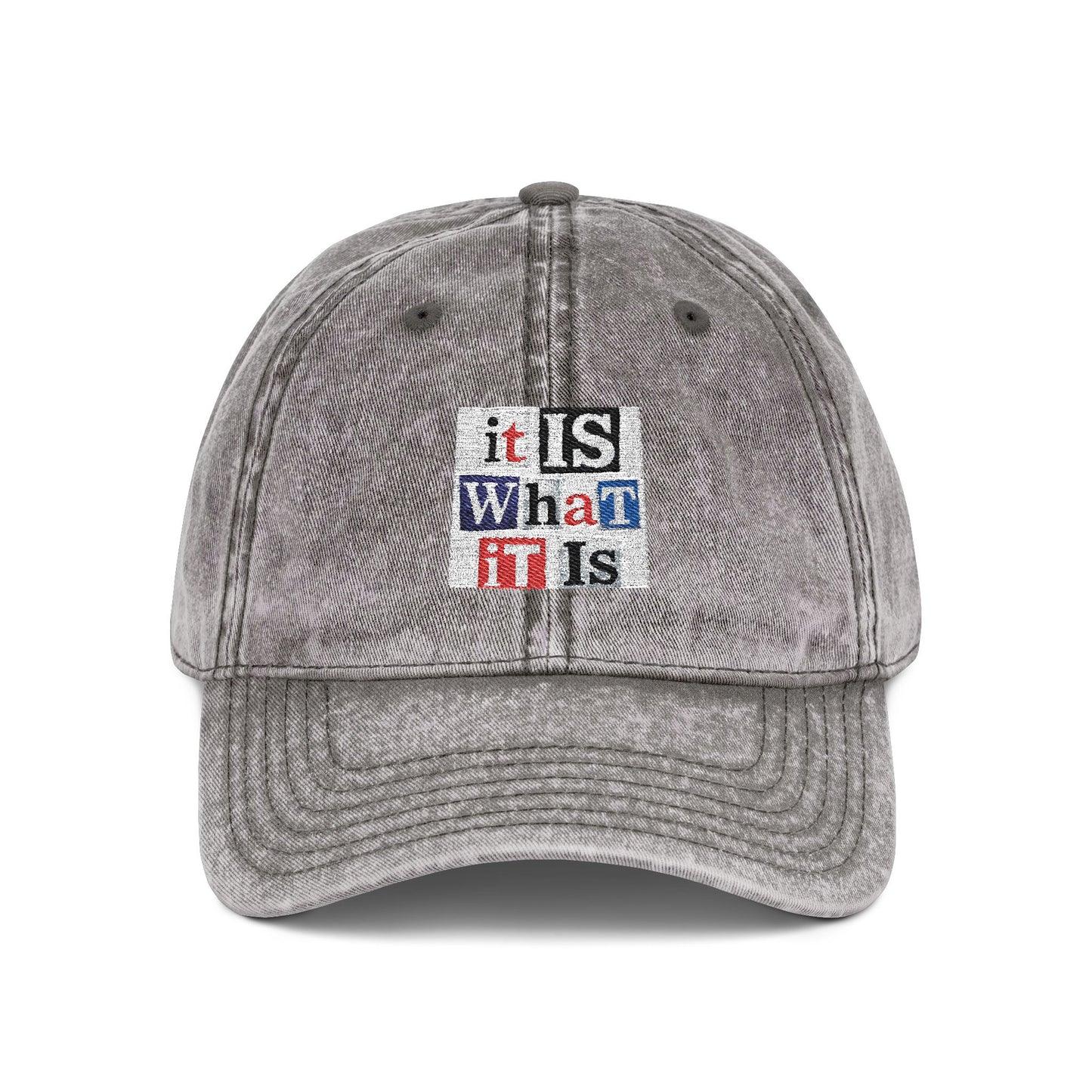 Vintage Embroidered Cap - Casual Style Hat