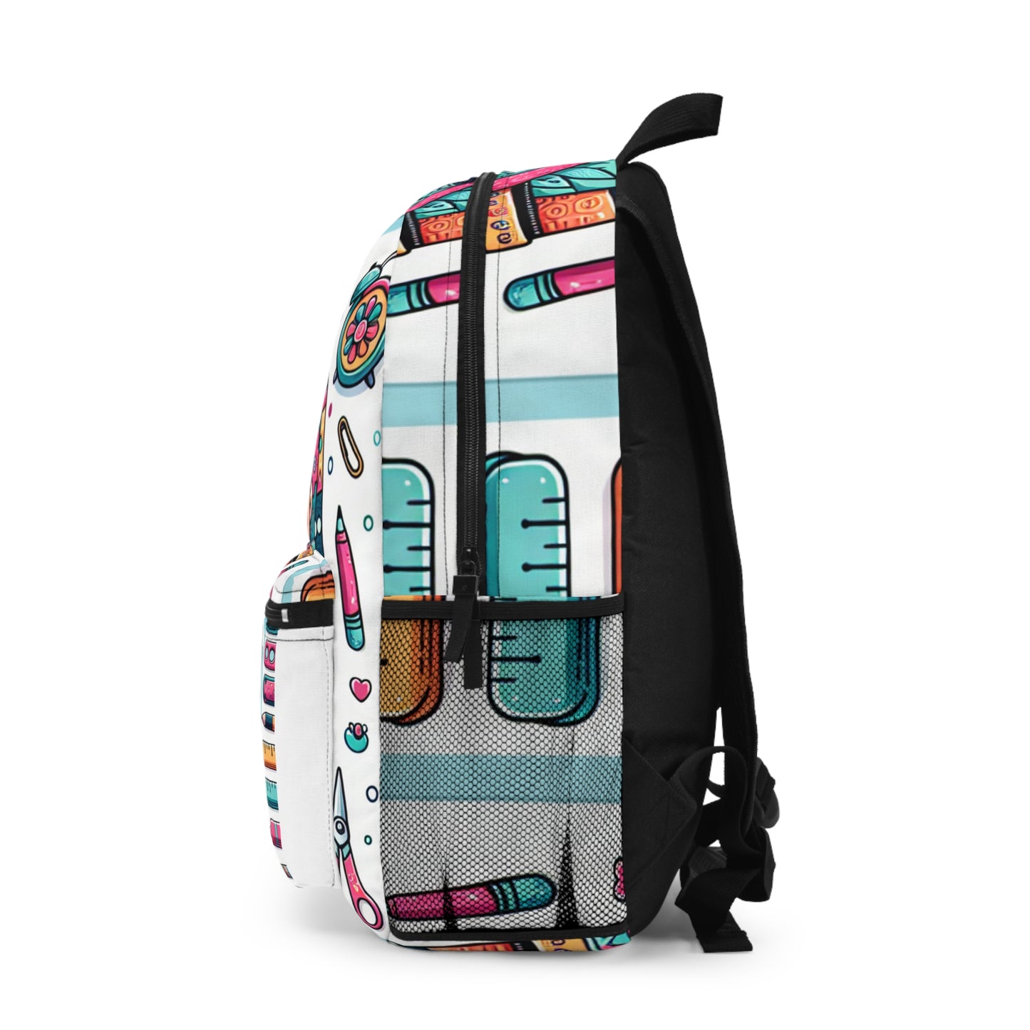 Colorful Kids' Backpack, School Bag, Art Backpack, Cute Rucksack, Gift for Students, Fun School Accessories