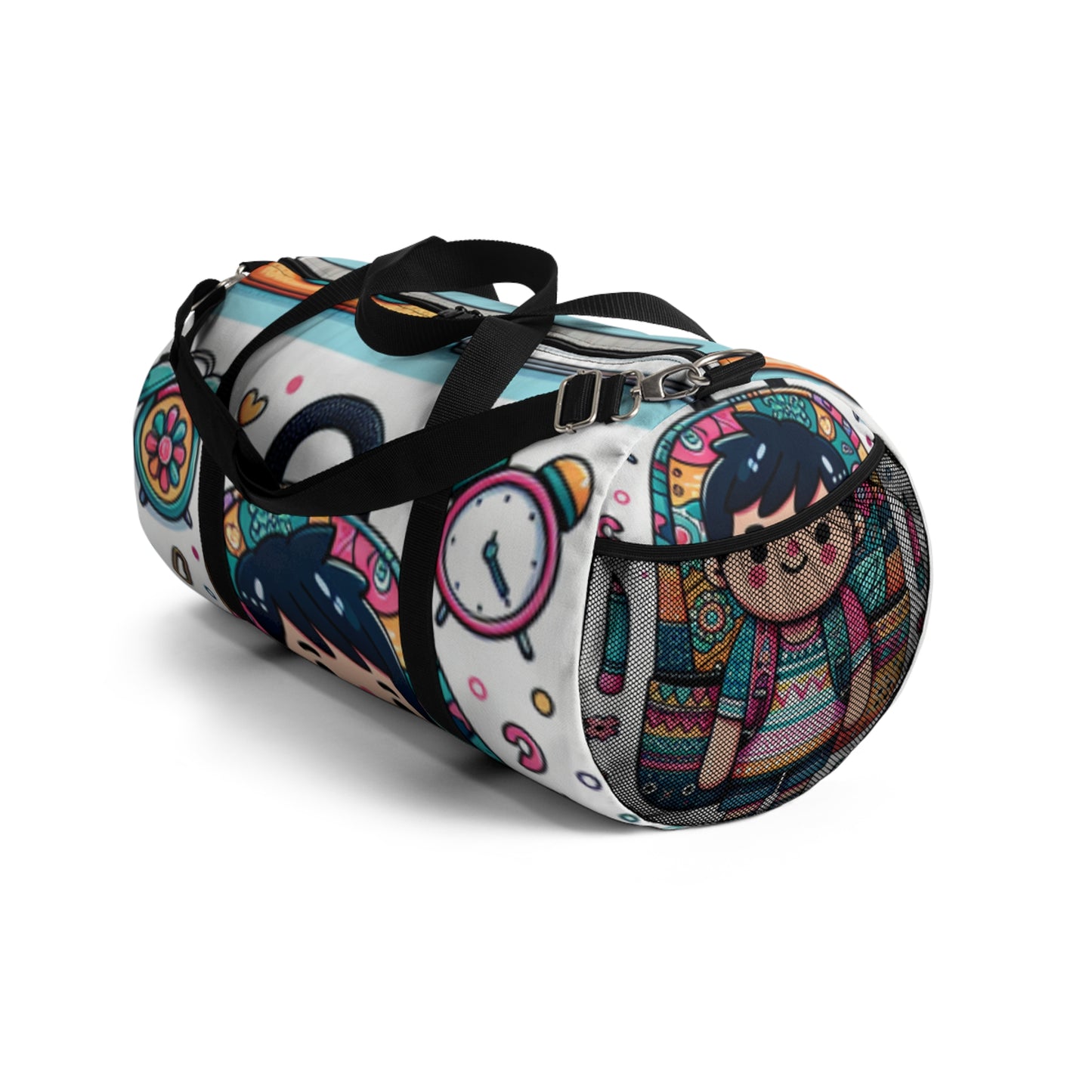 Cute Cartoon Duffel Bag, Gym Tote, Travel Luggage, Sports Bag, Weekender Bag, Fun Design