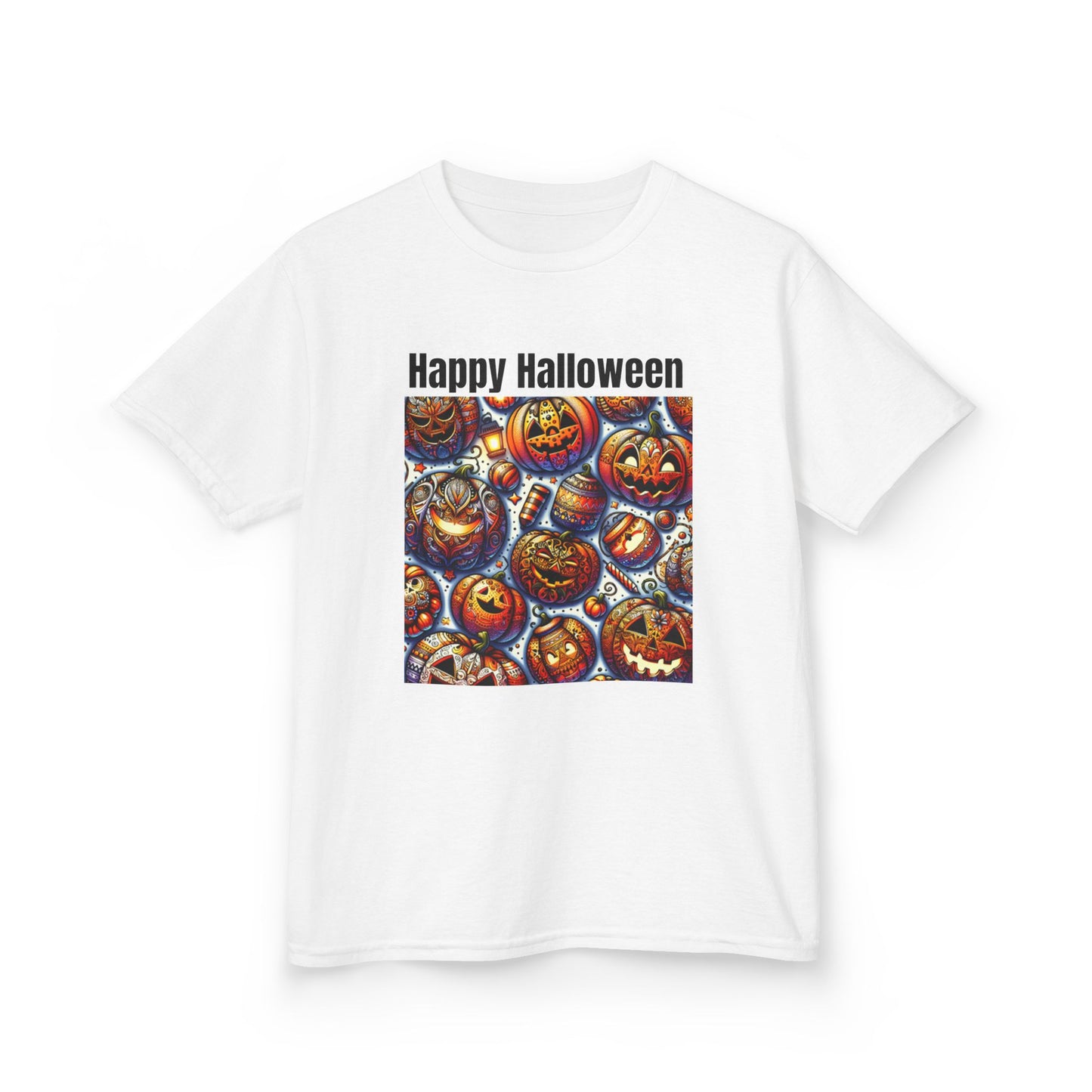 Kids Halloween Cotton Tee, Cute Spooky Shirt for Children, Fall Festive Wear, Trick or Treat Top, Halloween Costume T-Shirt