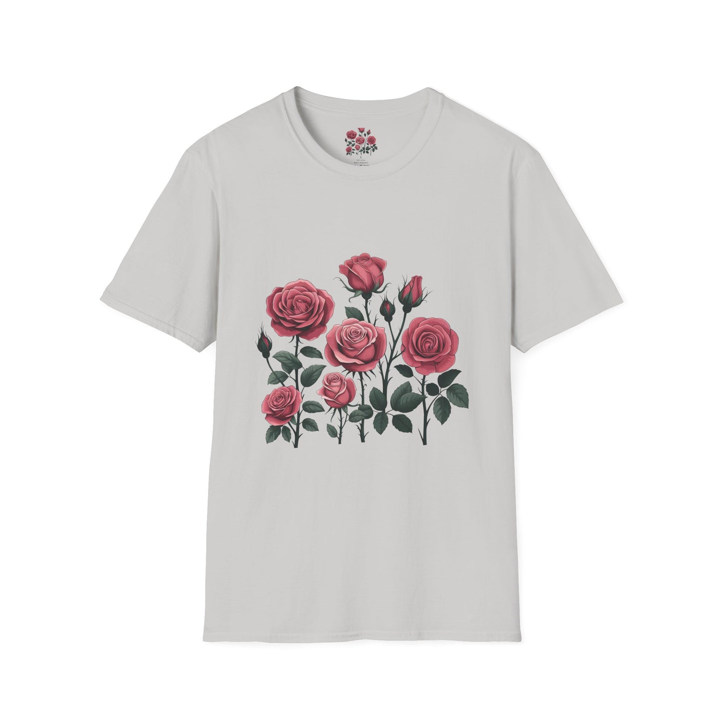 Floral & Sparkle Unisex Softstyle T-Shirt - Perfect for Gifts, Birthdays, Mother's Day, Casual Wear, and Celebrations