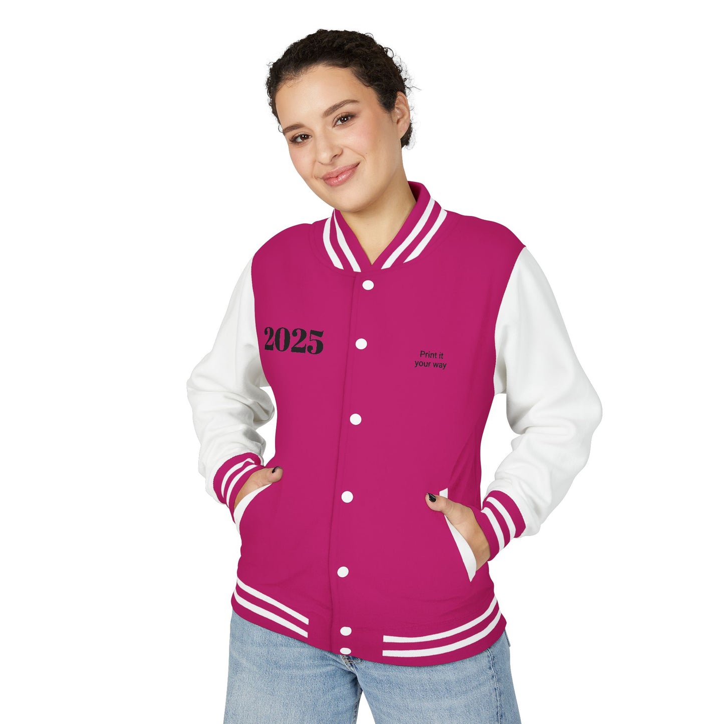 2025 Class Of Unisex Heavyweight Letterman Jacket, Graduation Gift, School Spirit Wear, Personalized Varsity Jacket, Cozy Trendy Outerwear - Toddcraft