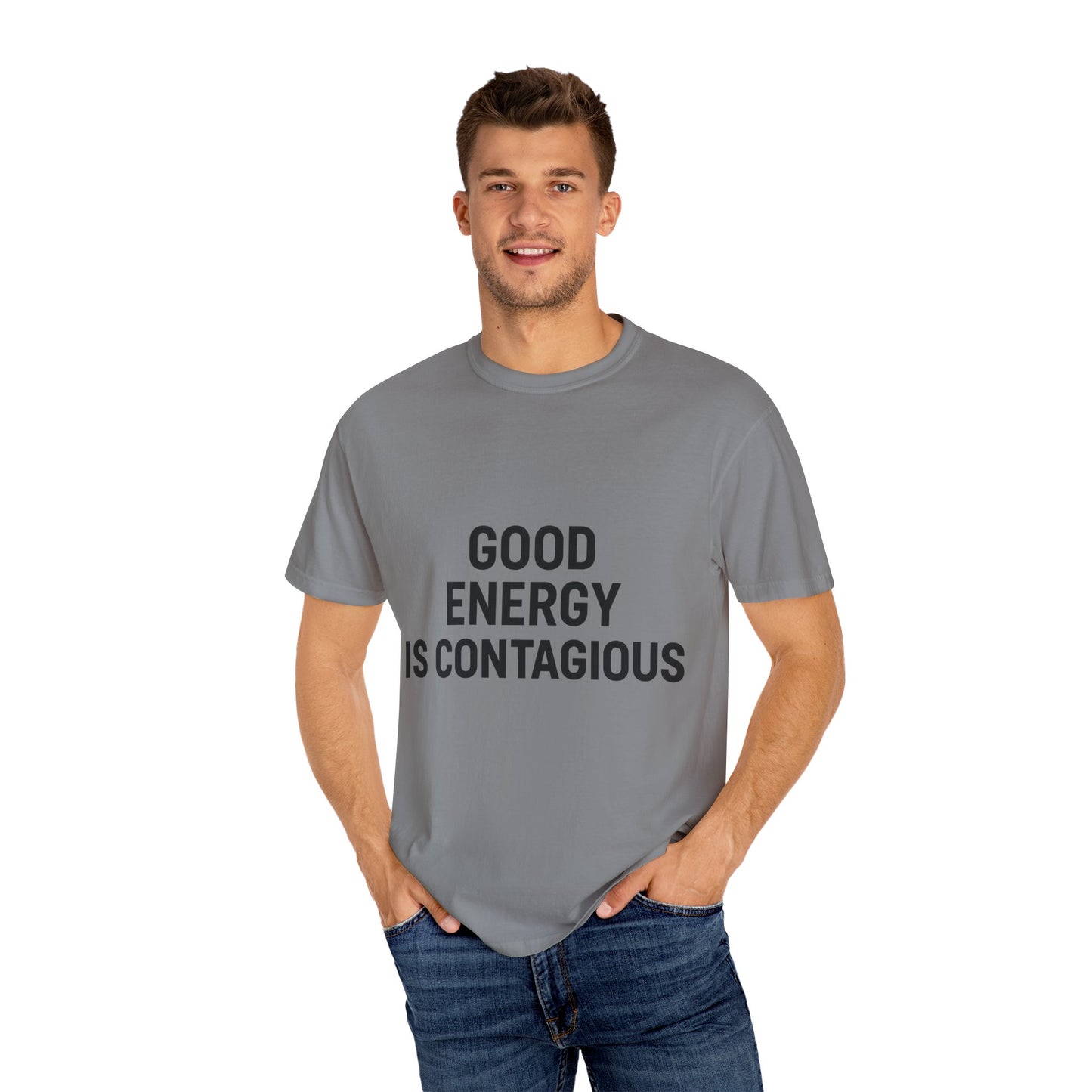 Good Energy Unisex T-Shirt, Positive Vibes Tee, Casual Summer Shirt, Gift for Friends, Inspirational Apparel