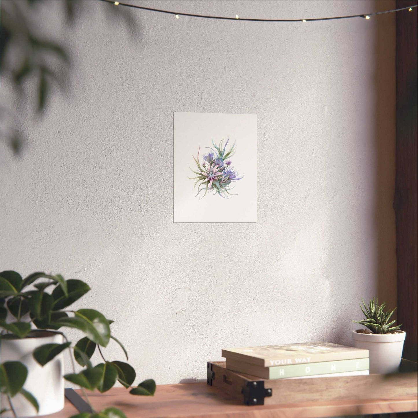 Fine art poster on gallery-grade fine art paper with smooth matte finish displaying exquisite detail.