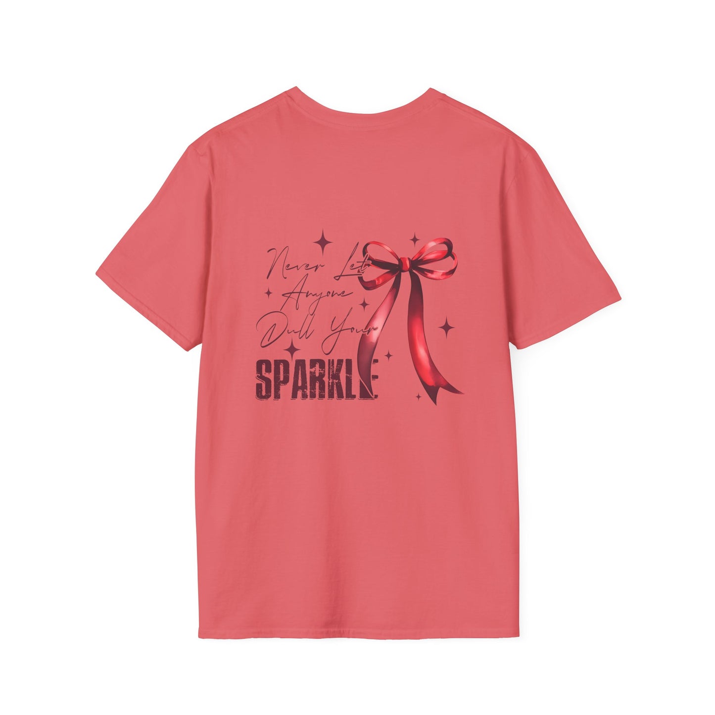 Floral & Sparkle Unisex Softstyle T-Shirt - Perfect for Gifts, Birthdays, Mother's Day, Casual Wear, and Celebrations