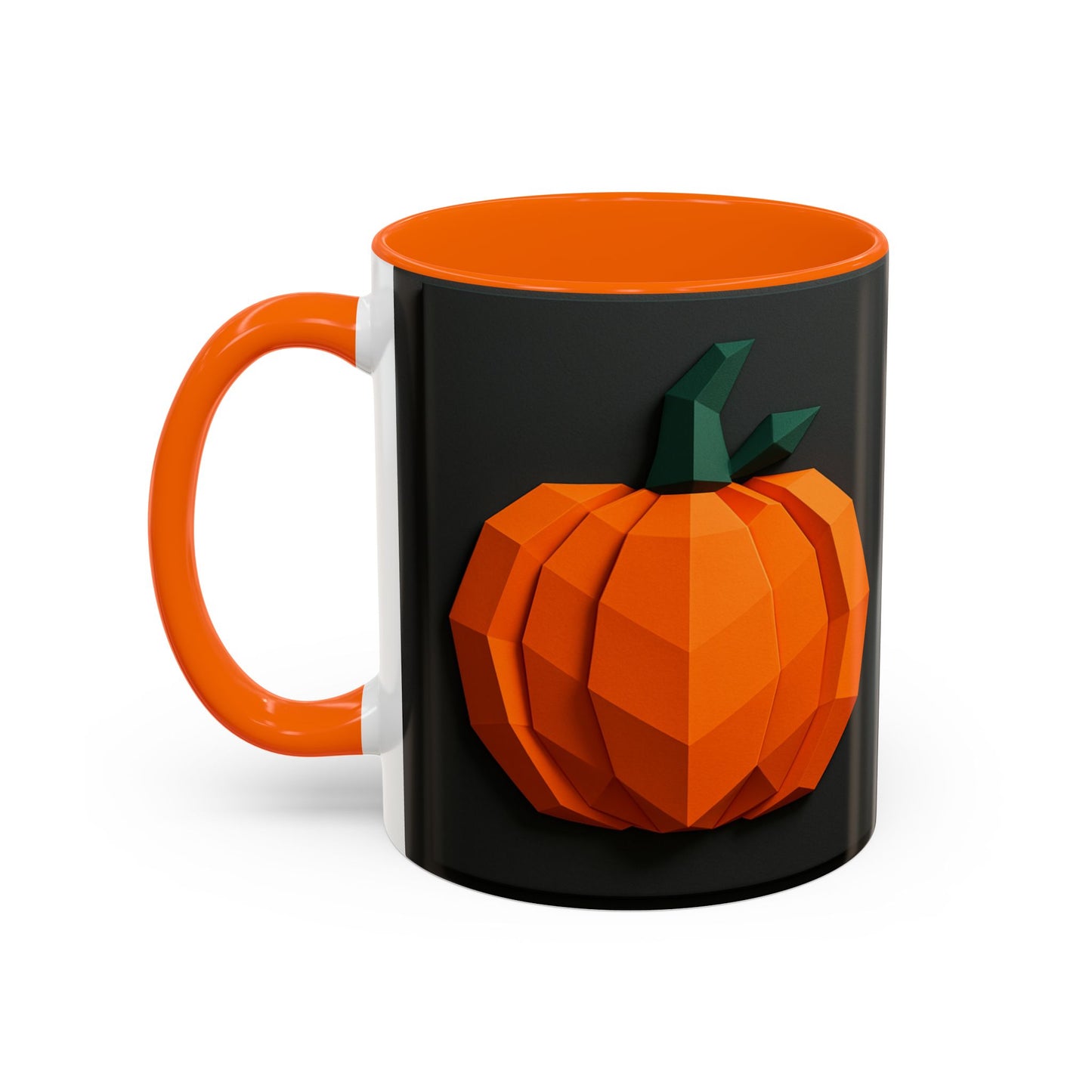 Accent Coffee Mug (11, 15oz) Pumpkins Halloween festival - Toddcraft