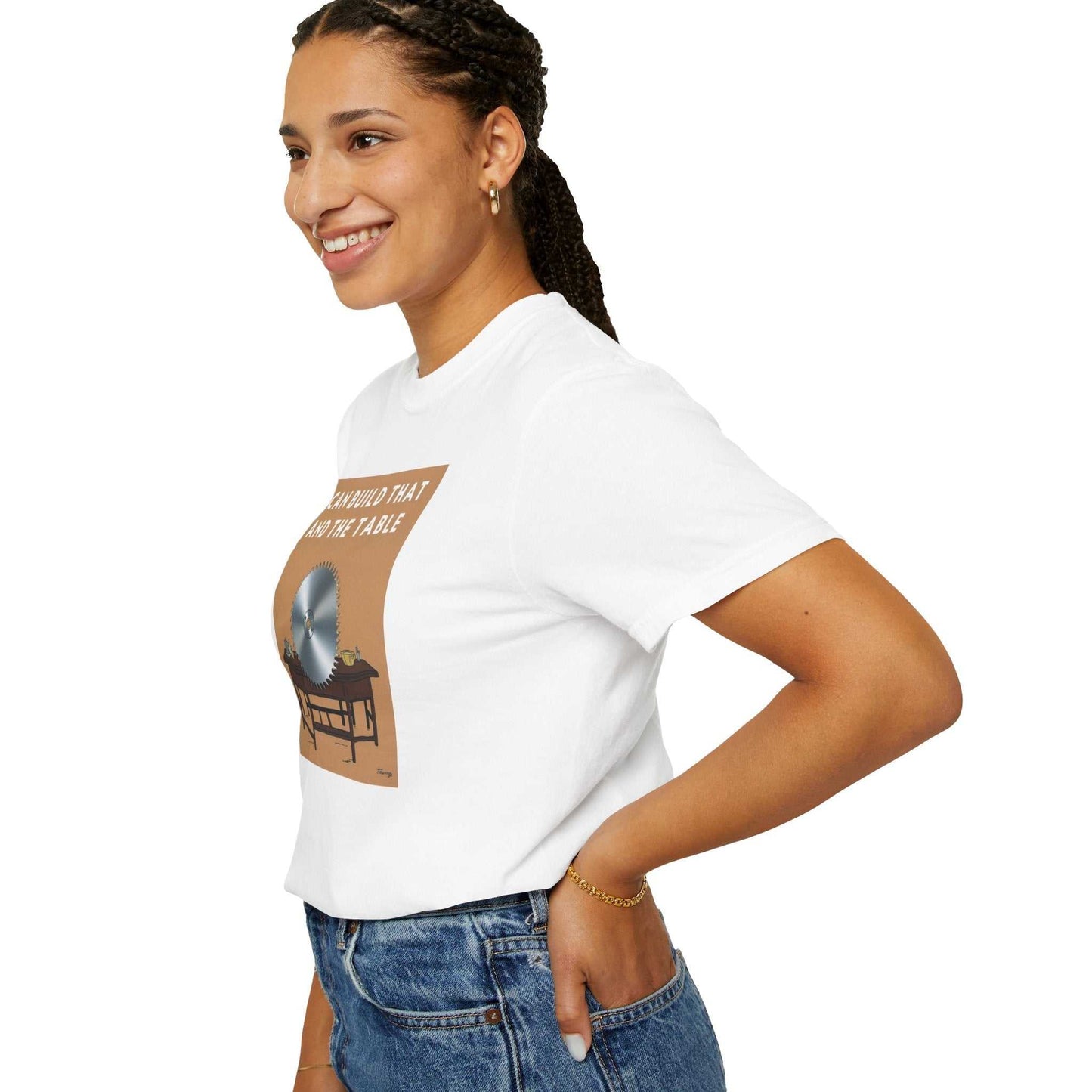 Unisex Garment-Dyed T-shirt, 100% ring-spun cotton, relaxed fit, soft-washed, durable, available in 58 colors.