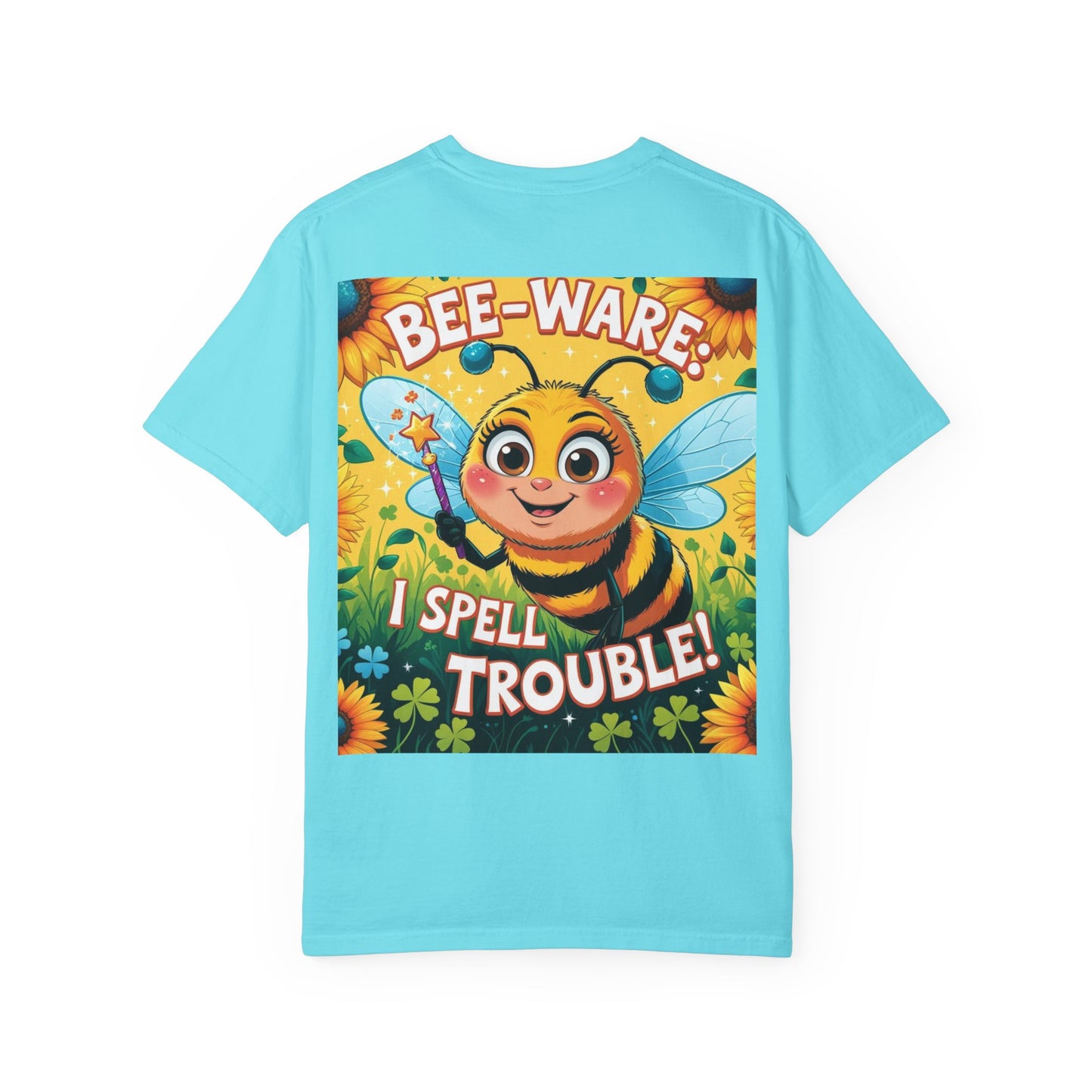 Bee-Ware Fun T-Shirt, Cute Bee T-Shirt, Unisex Graphic Tee, Gift for Bee Lovers, Funny Insect Apparel, Summer Fashion Tee
