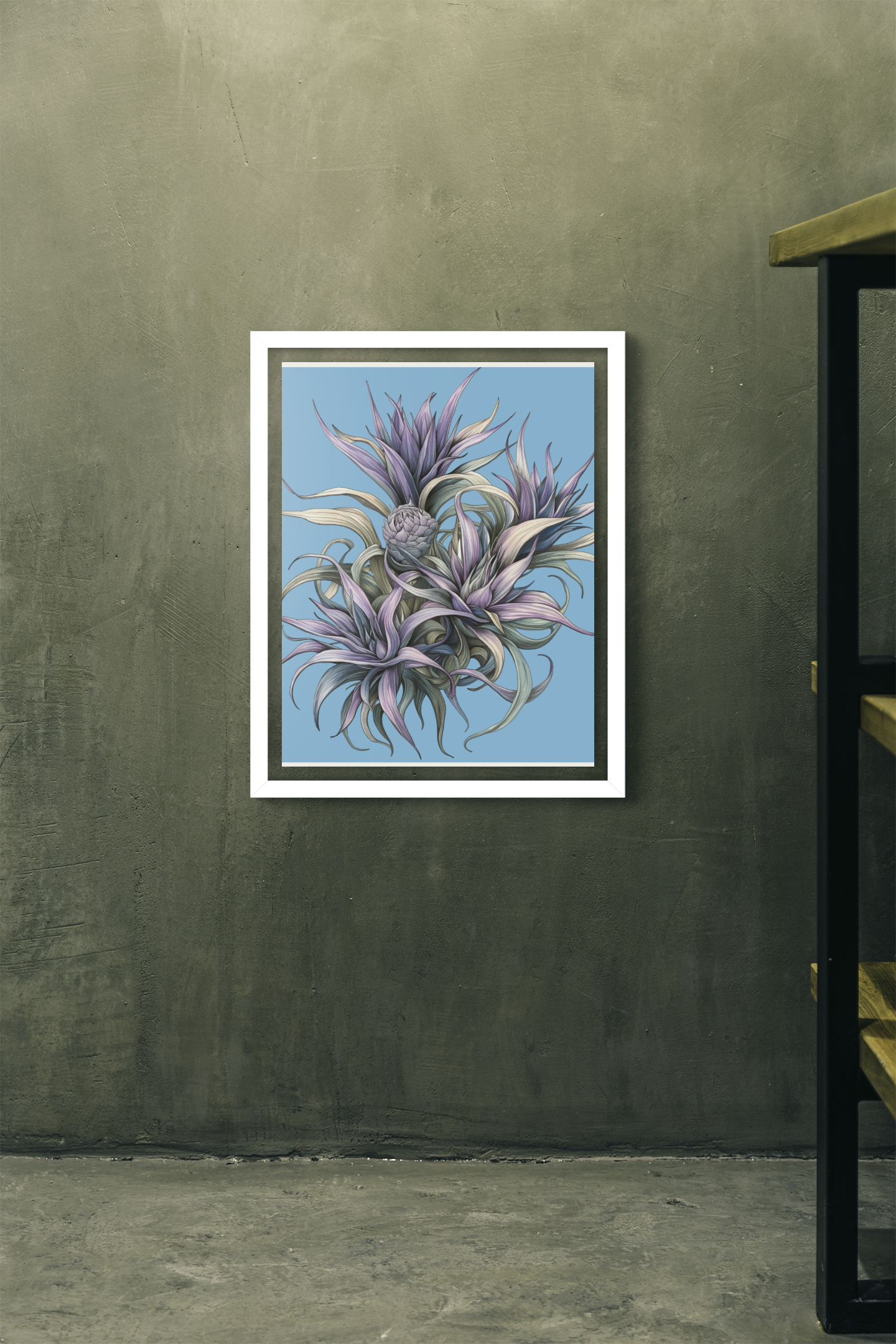 Fine Art Poster displayed on a wall with smooth matte finish.