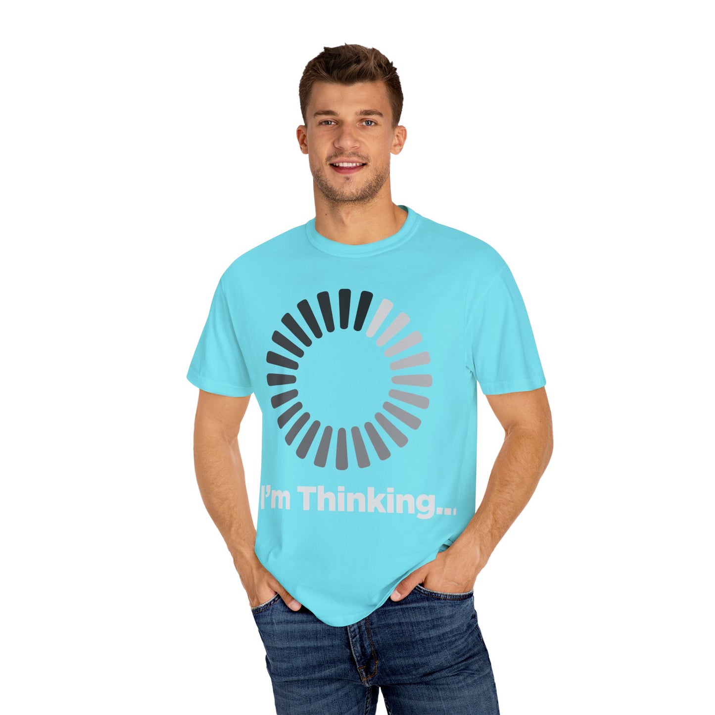 Thinking Graphic T-Shirt - Unisex Garment-Dyed Tee