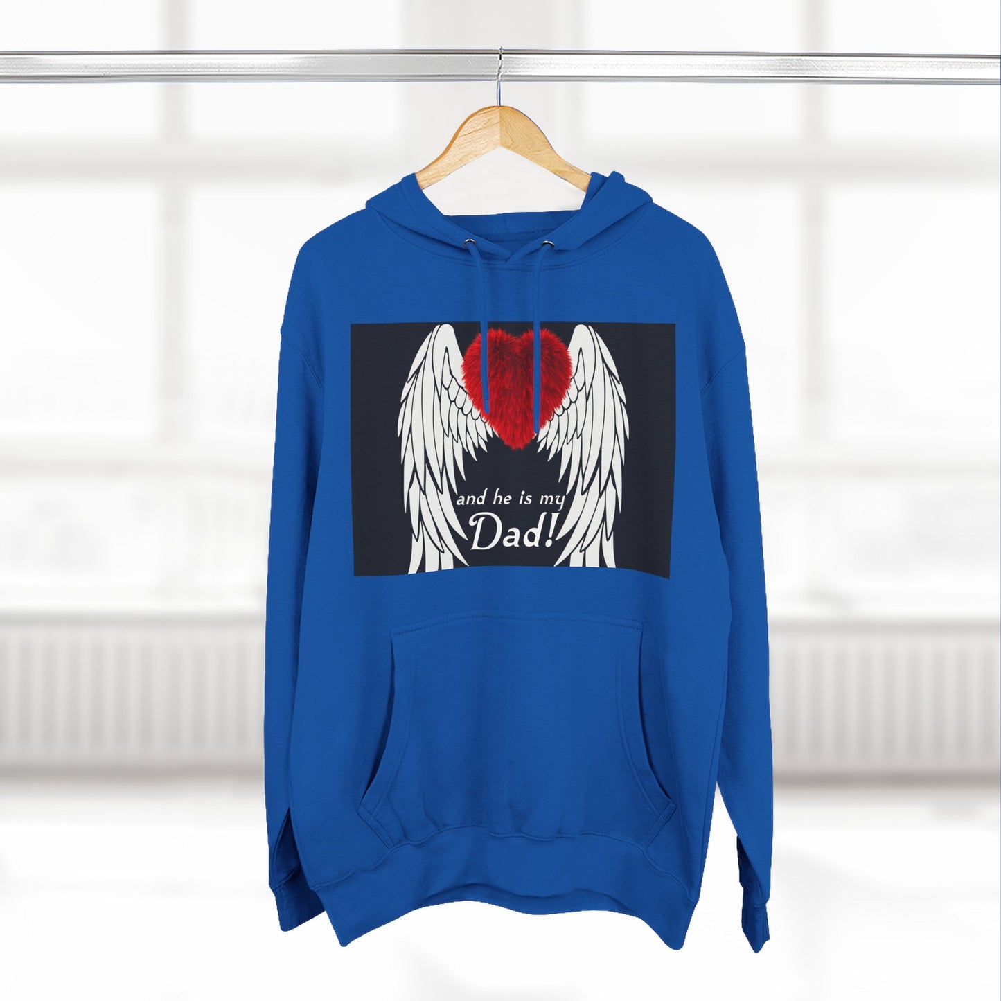 Heartfelt Dad Memorial Hoodie, Comfort Wear, Grief Support, Dad Tribute, Gift for Father's Day, Sympathy Gift