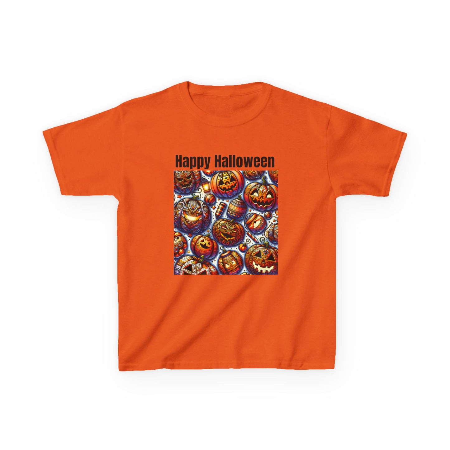 Kids Halloween Cotton Tee, Cute Spooky Shirt for Children, Fall Festive Wear, Trick or Treat Top, Halloween Costume T-Shirt