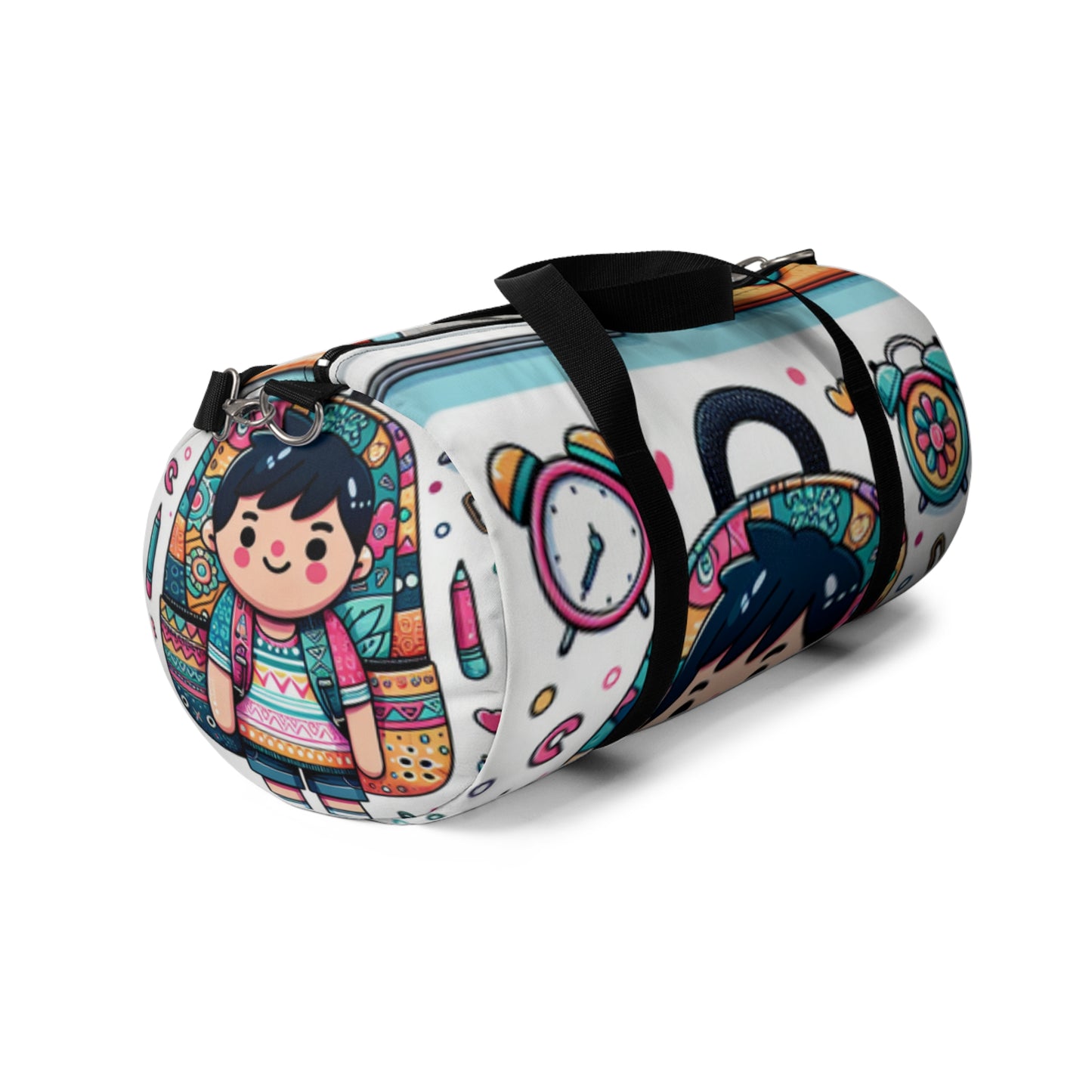 Cute Cartoon Duffel Bag, Gym Tote, Travel Luggage, Sports Bag, Weekender Bag, Fun Design