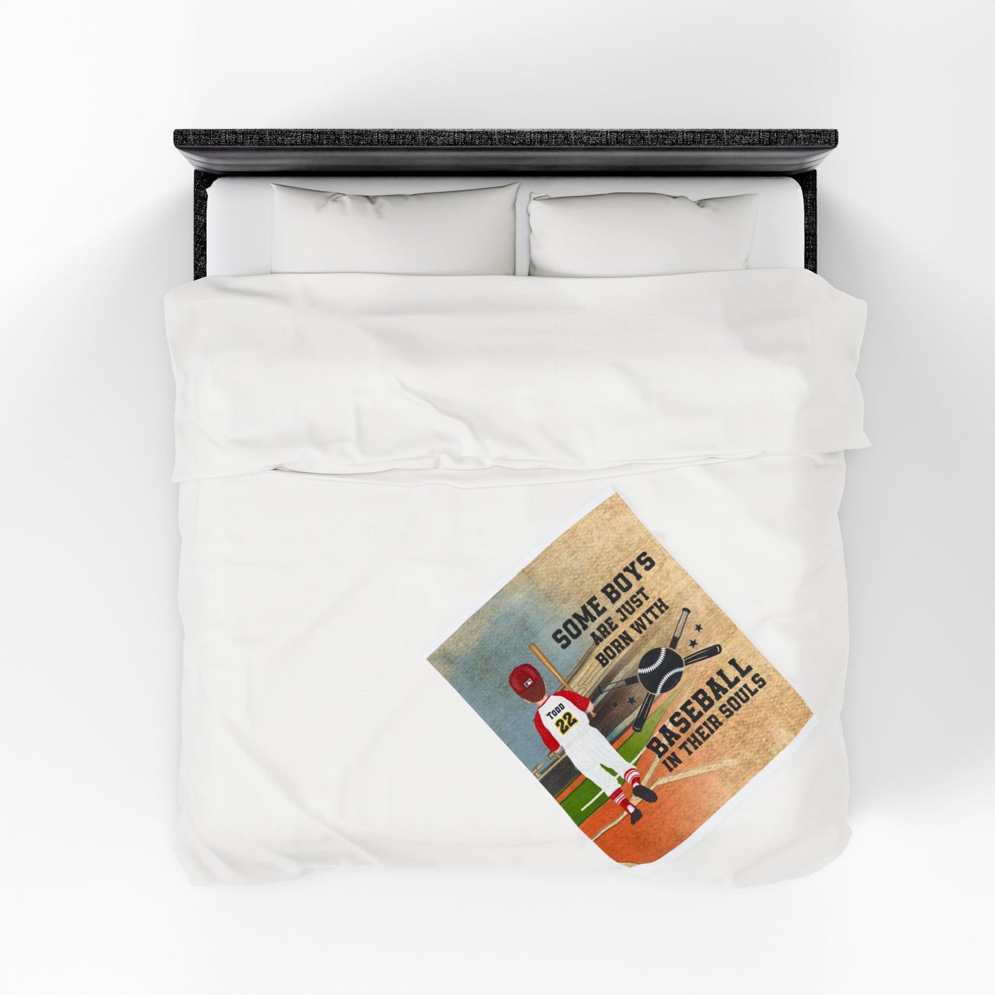 Baseball Velveteen Plush Blanket - Sports Themed Throw for Boys