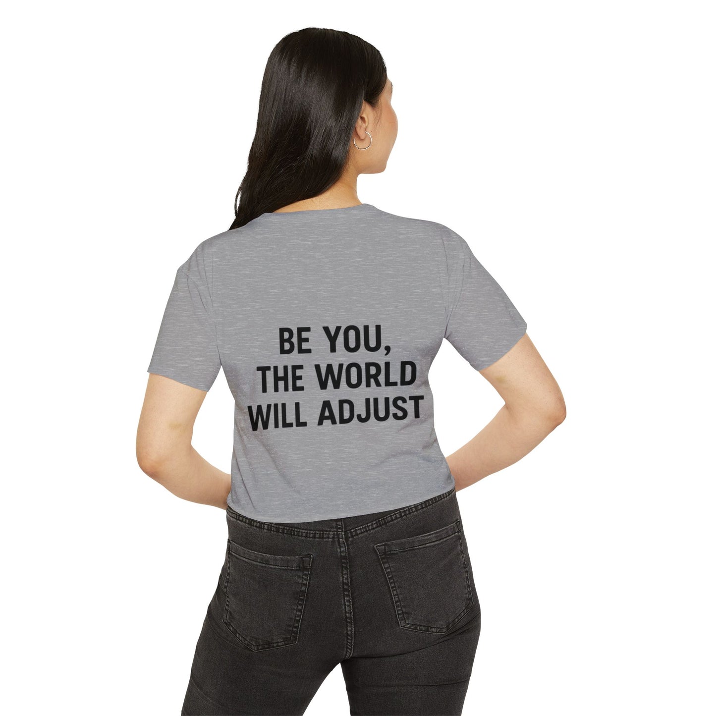 Women's Affirmation Crop Top, Trendy Summer Top, Festival Wear, Inspirational Fashion, Casual Chic, Gift for Her