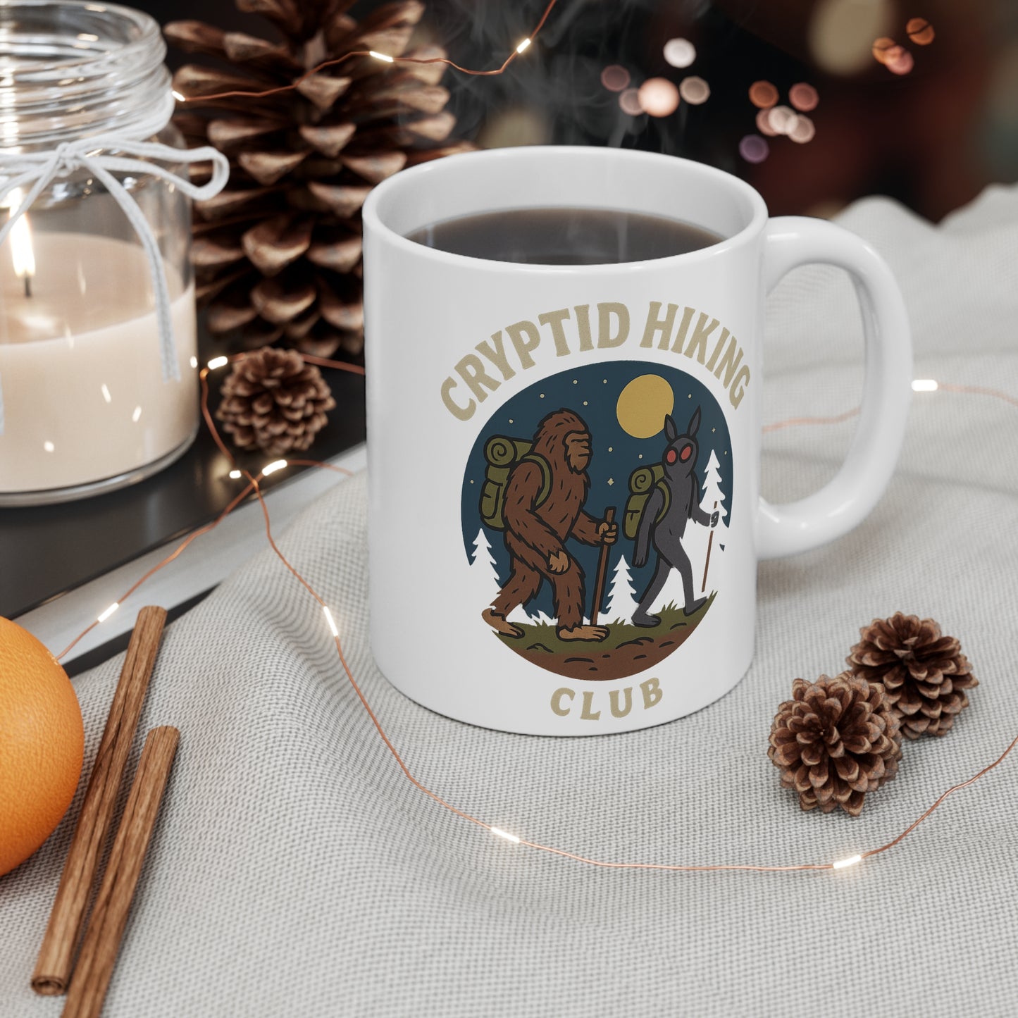 Cryptid Hiking Club Mug