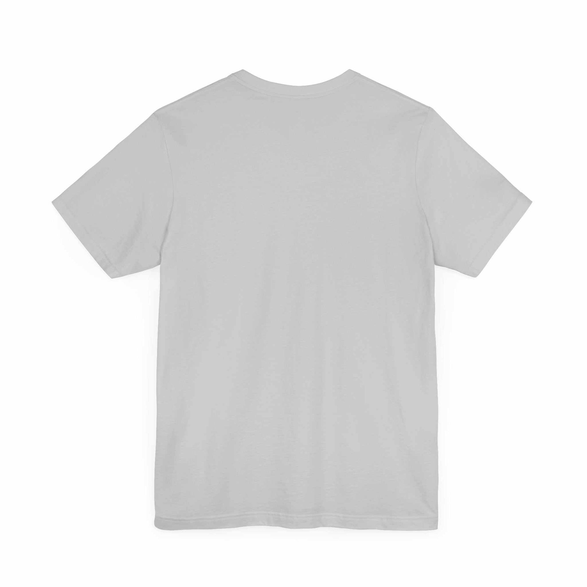 Unisex Jersey Short Sleeve Tee in light gray, showcasing classic style and comfortable fit.