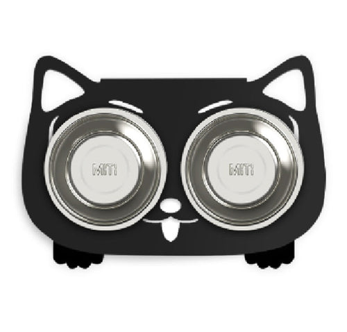 Anti-falling Cat Dog Feeding Water Bowl - Stainless Steel