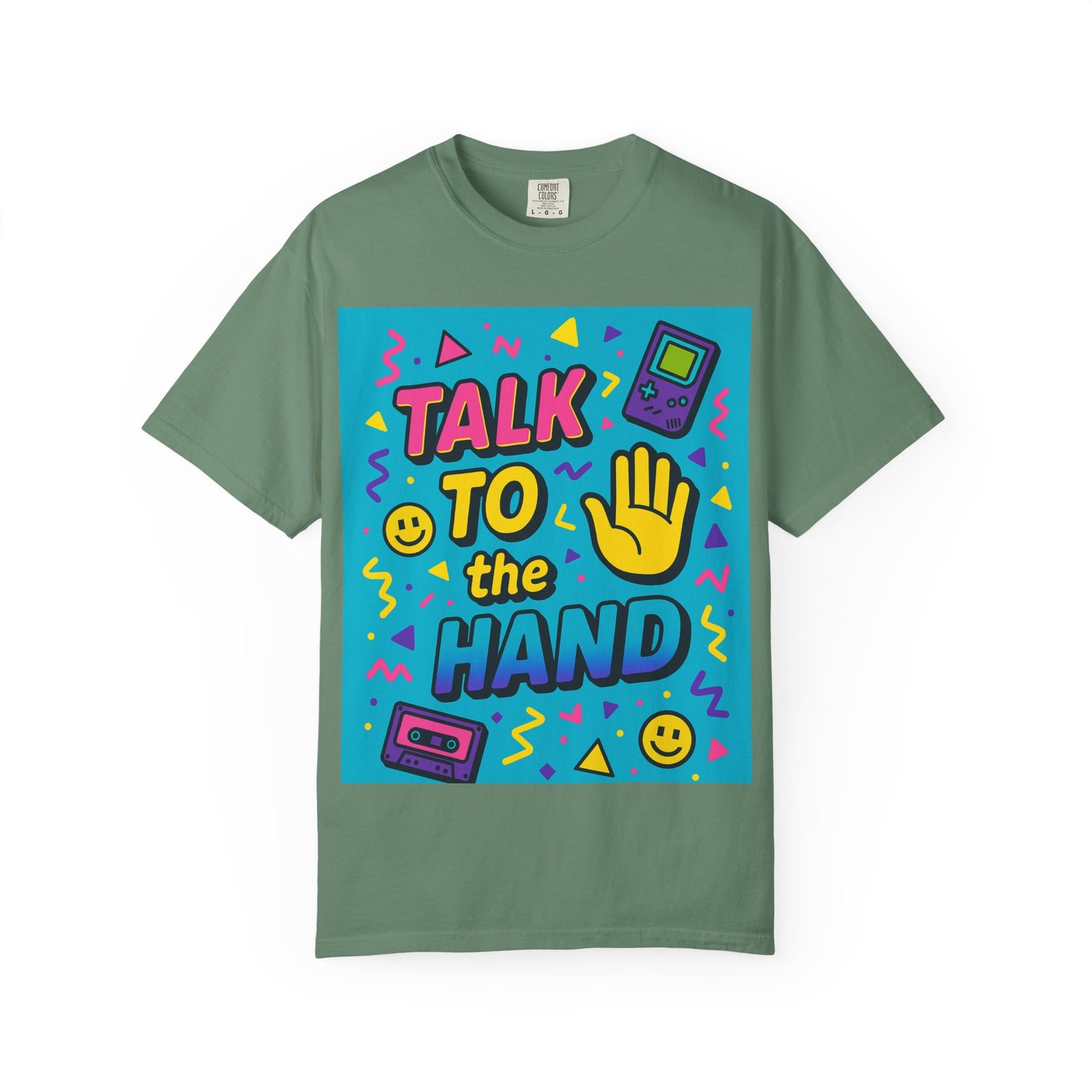 Retro Graphic T-Shirt, Fun 90s Nostalgia Tee, Unisex Casual Wear, Gift for Friends, Vibrant Streetwear, Summer Party Outfit