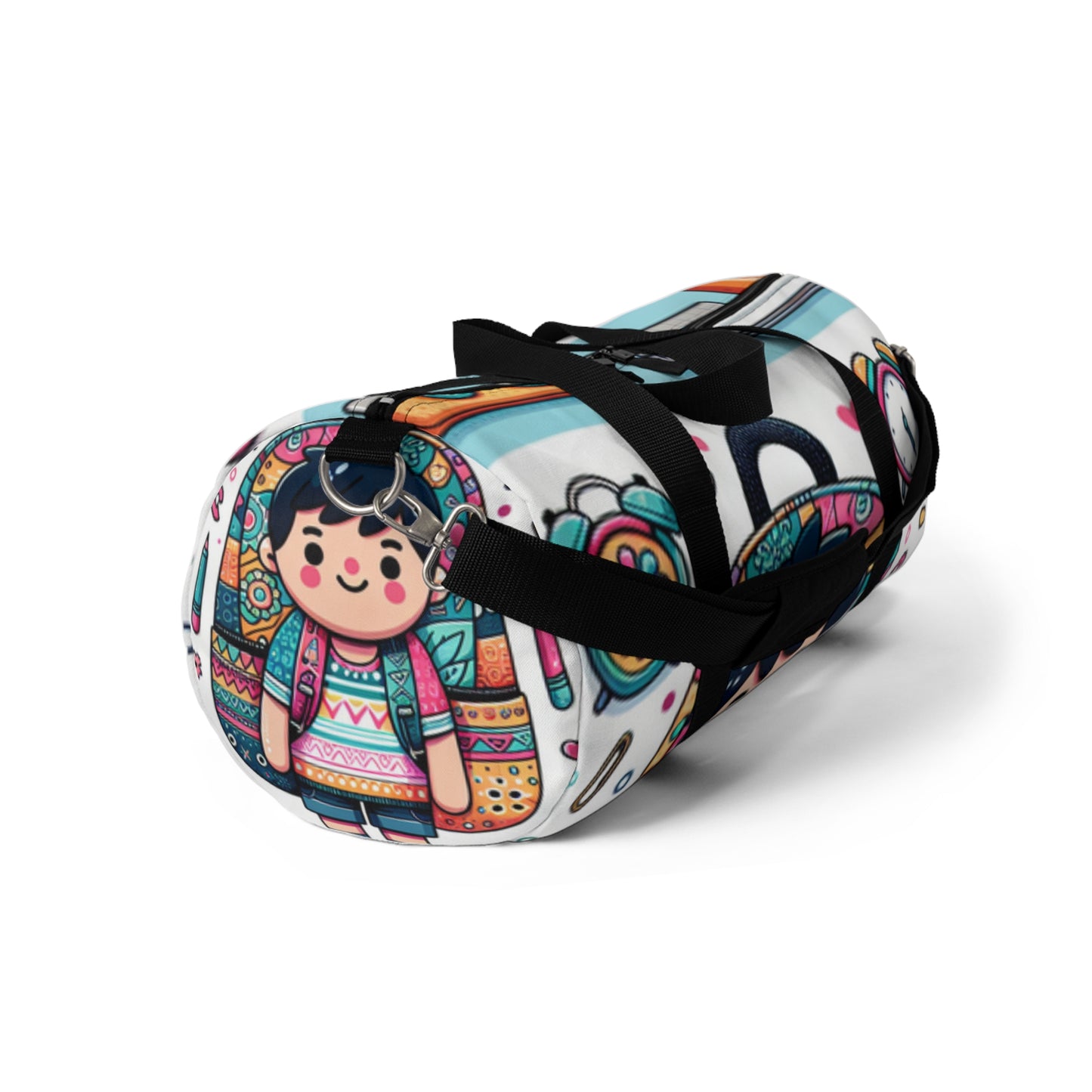 Cute Cartoon Duffel Bag, Gym Tote, Travel Luggage, Sports Bag, Weekender Bag, Fun Design