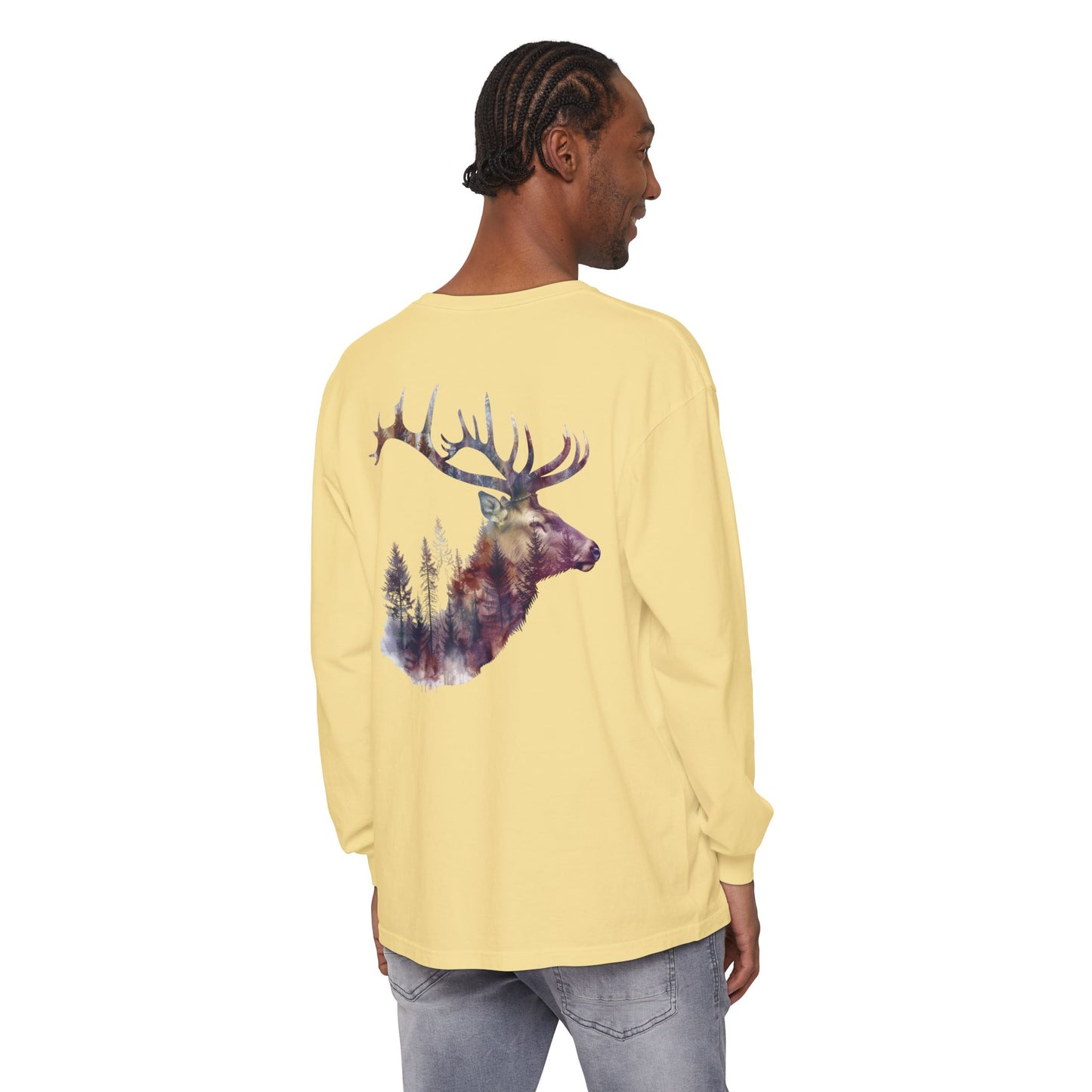 Unisex Garment-dyed Long Sleeve T-Shirt