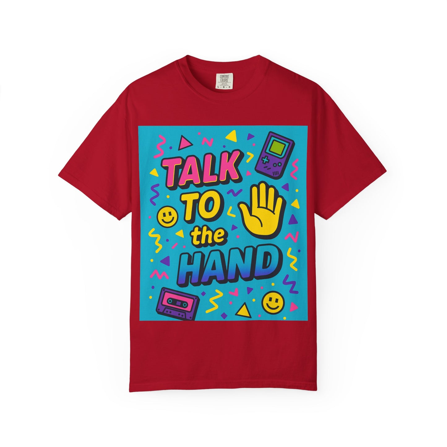 Retro Graphic T-Shirt, Fun 90s Nostalgia Tee, Unisex Casual Wear, Gift for Friends, Vibrant Streetwear, Summer Party Outfit