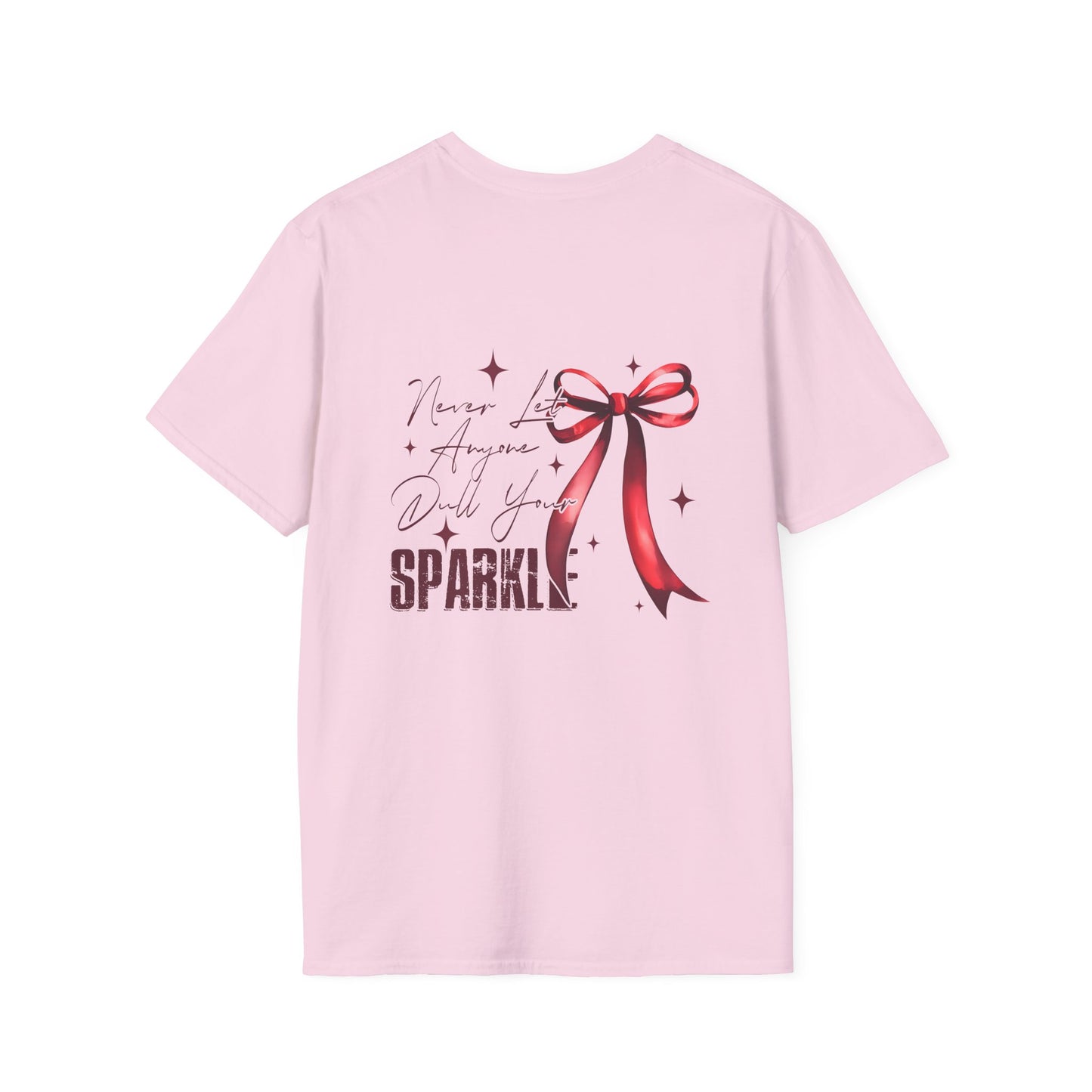 Floral & Sparkle Unisex Softstyle T-Shirt - Perfect for Gifts, Birthdays, Mother's Day, Casual Wear, and Celebrations