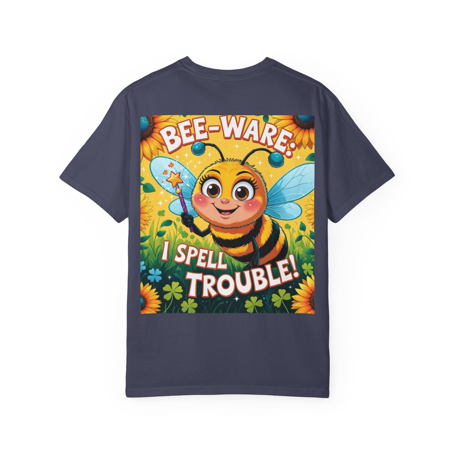 Bee-Ware Fun T-Shirt, Cute Bee T-Shirt, Unisex Graphic Tee, Gift for Bee Lovers, Funny Insect Apparel, Summer Fashion Tee