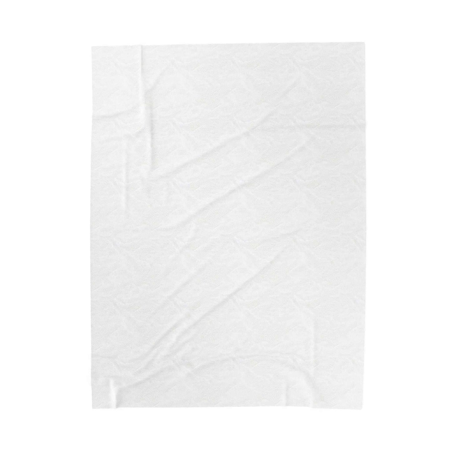velveteen plush blanket for dog lovers, soft and cozy, customizable with vibrant one-sided print, available in three sizes