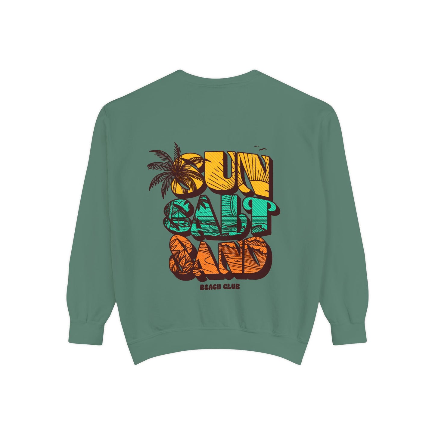 Beach Vibes Sweatshirt | Sun Salt Sand | Unisex Hoodie for Summer, Vacation, Gift, Beach Lovers, Casual Wear