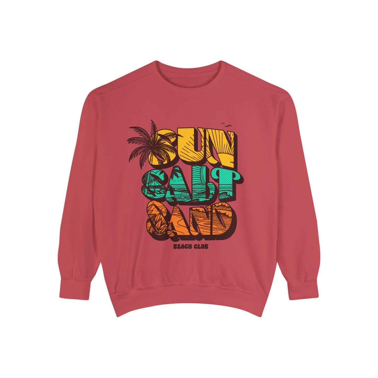 Beach Vibes Sweatshirt | Sun Salt Sand | Unisex Hoodie for Summer, Vacation, Gift, Beach Lovers, Casual Wear