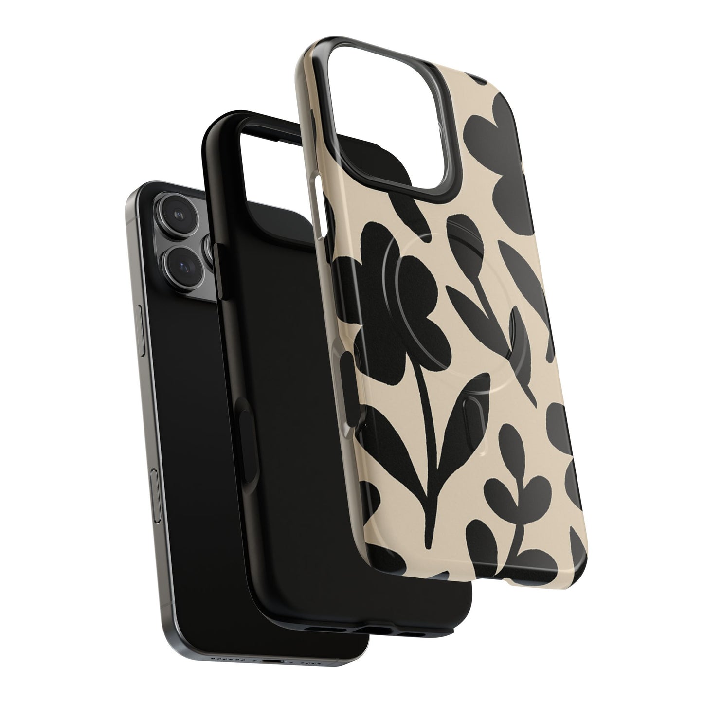 Floral Magnetic Phone Case - MagSafe Compatible Tough Case