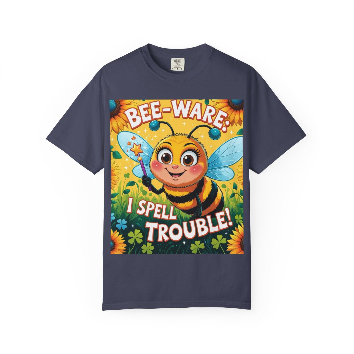Bee-Ware Fun T-Shirt, Cute Bee T-Shirt, Unisex Graphic Tee, Gift for Bee Lovers, Funny Insect Apparel, Summer Fashion Tee