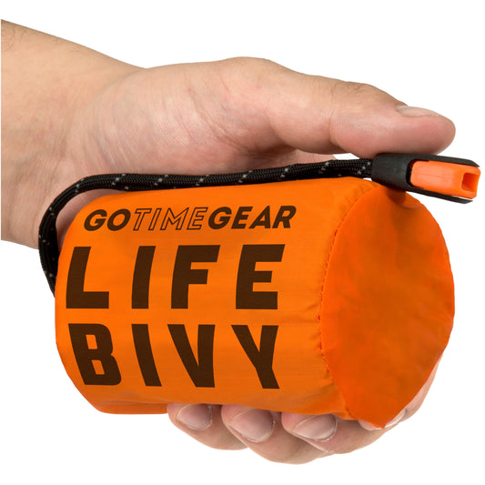 Go Time Gear Life Bivy – Emergency Survival Sleeping Bag, Made in USA