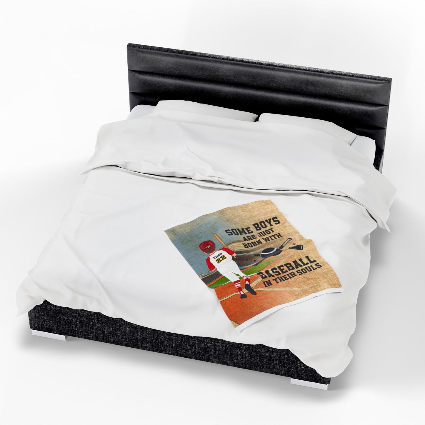 Baseball Velveteen Plush Blanket - Sports Themed Throw for Boys
