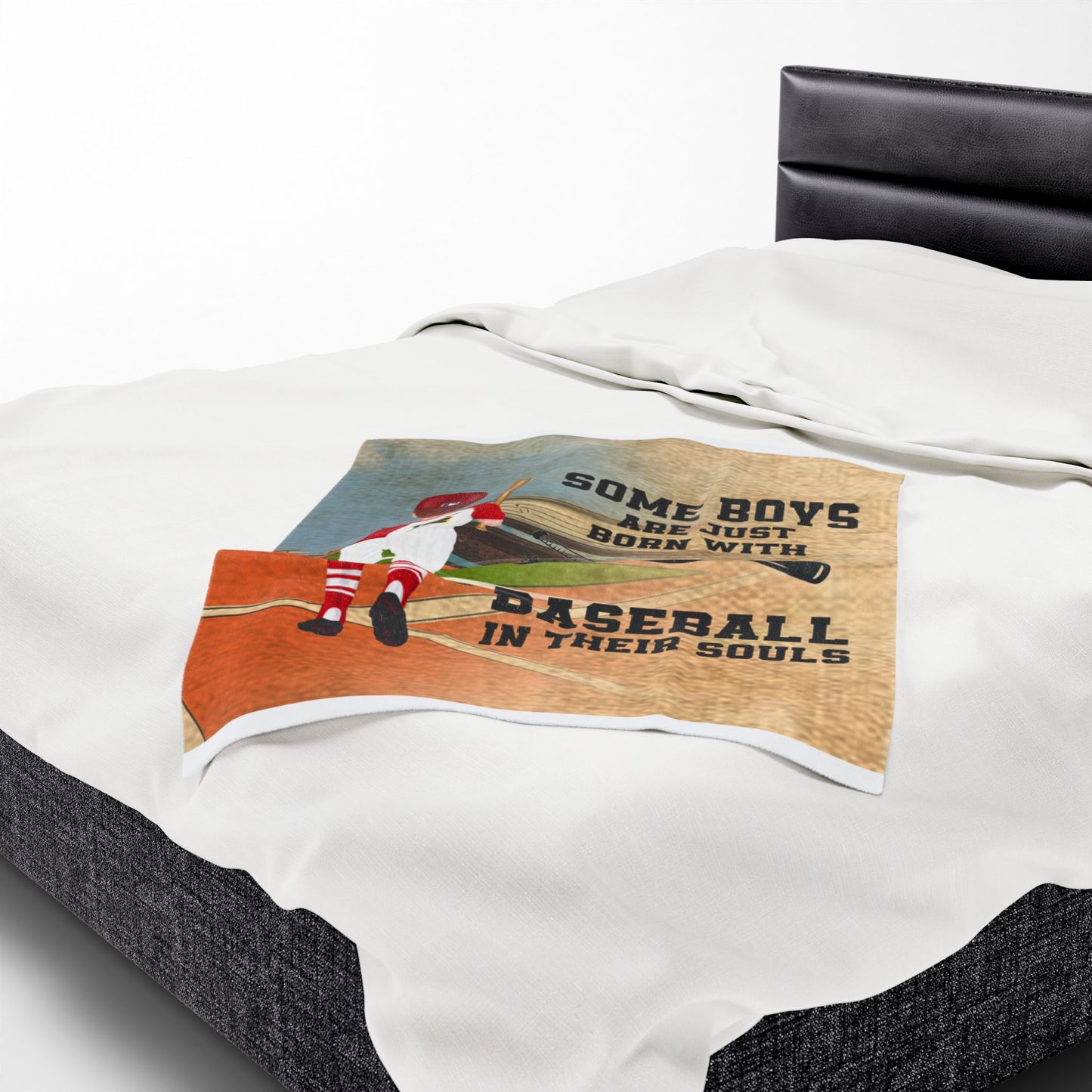 Baseball Velveteen Plush Blanket - Sports Themed Throw for Boys