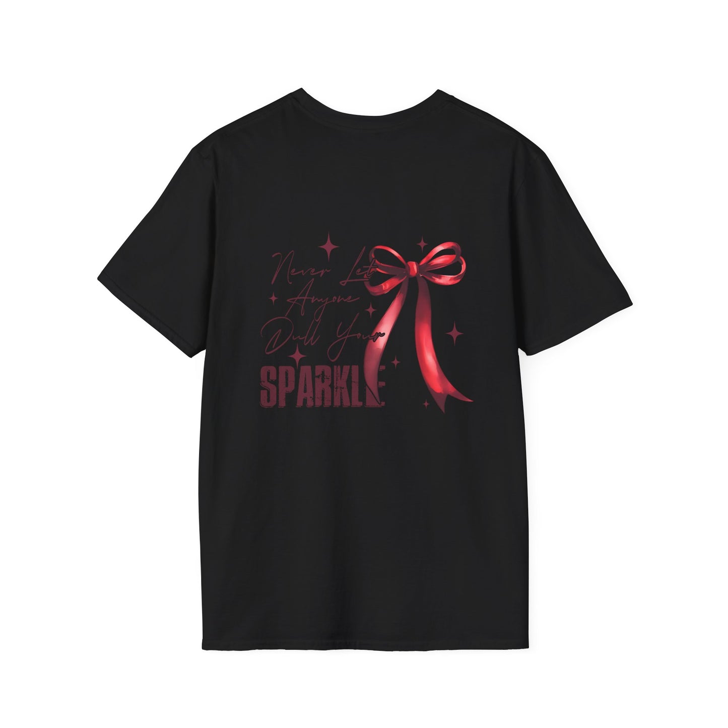 Floral & Sparkle Unisex Softstyle T-Shirt - Perfect for Gifts, Birthdays, Mother's Day, Casual Wear, and Celebrations