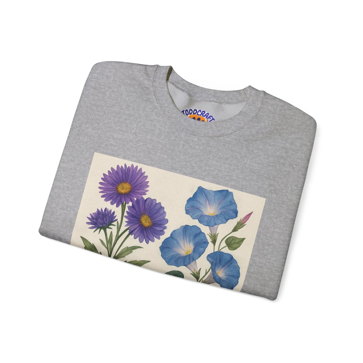 Personalized Crewneck Sweatshirt with Initials - Custom Unisex Pullover