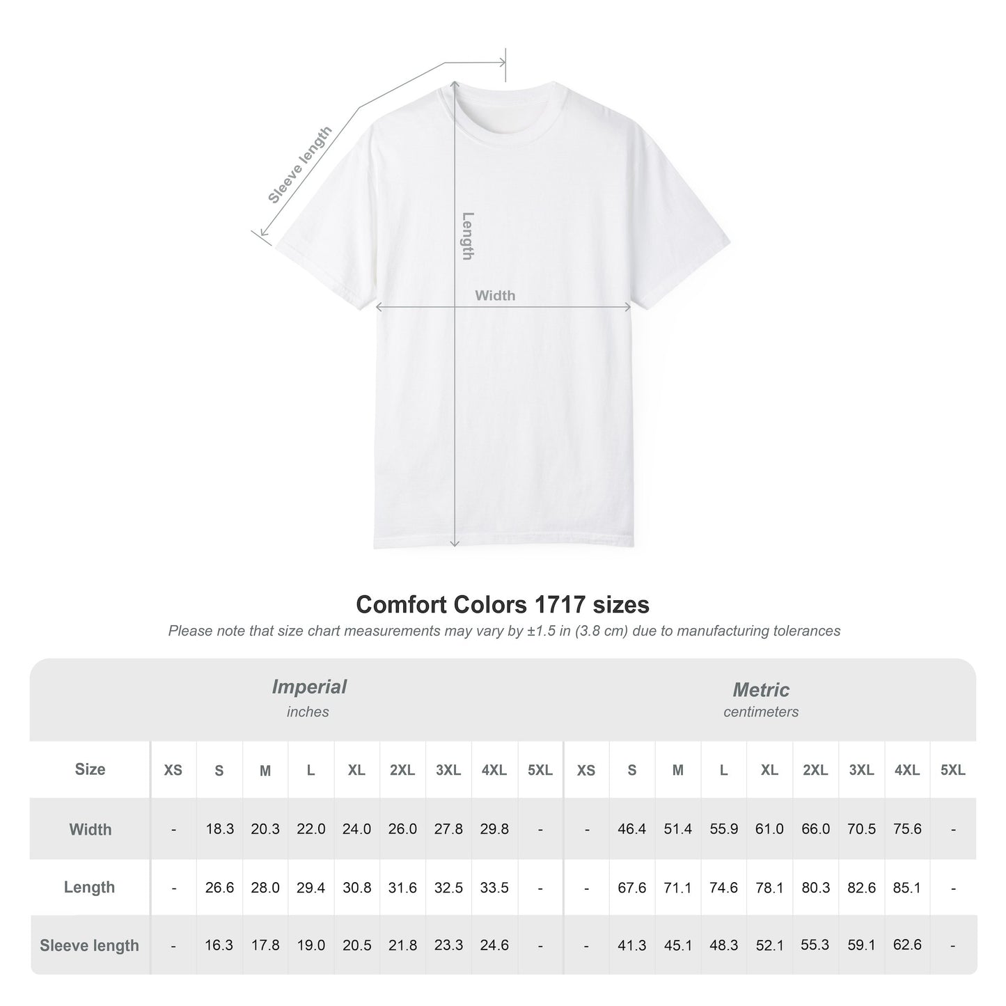 Unisex Garment-Dyed T-shirt - Small