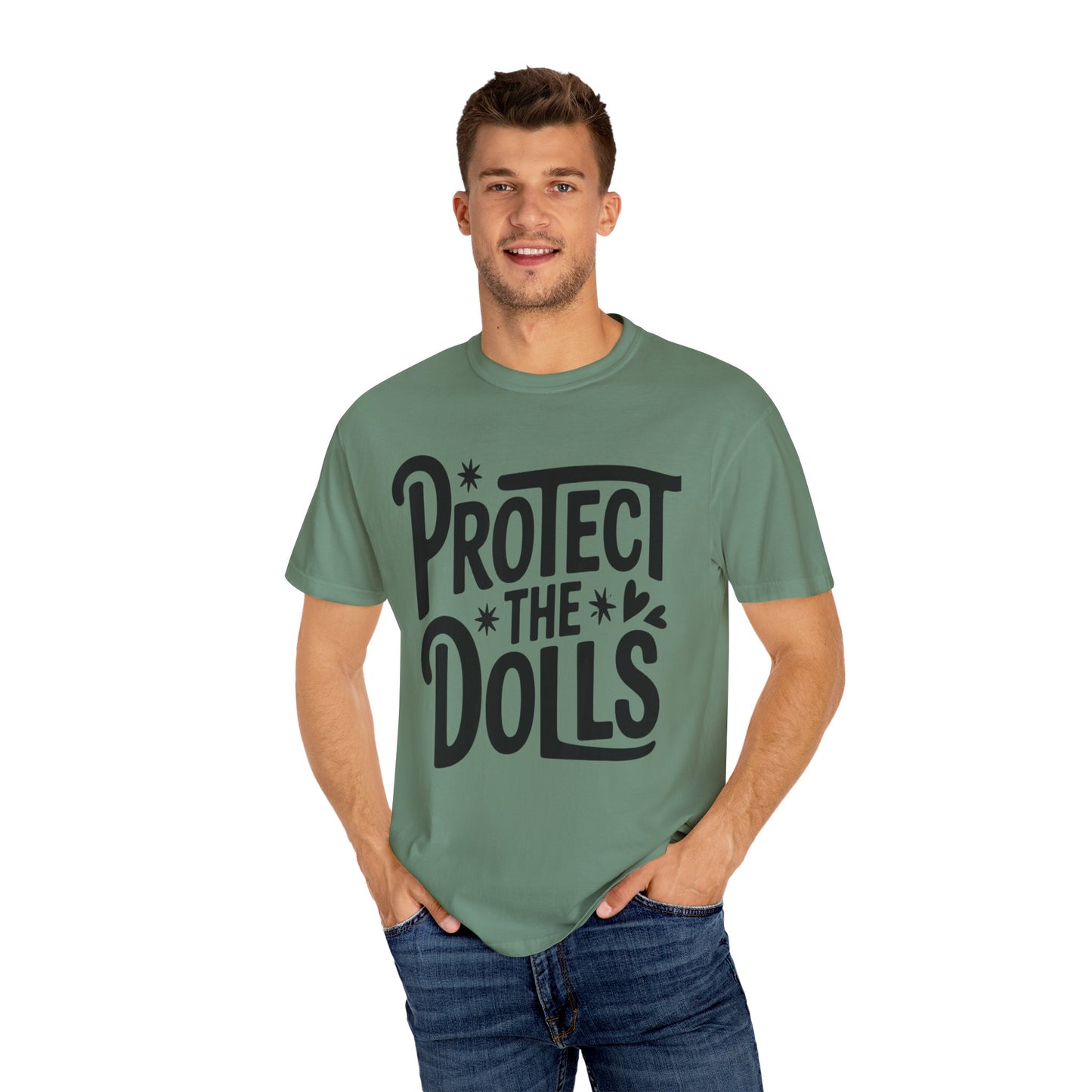 Protect the Dolls Unisex T-Shirt, Gift for Doll Lovers, Statement Tee, Casual Wear, Vintage Style Shirt