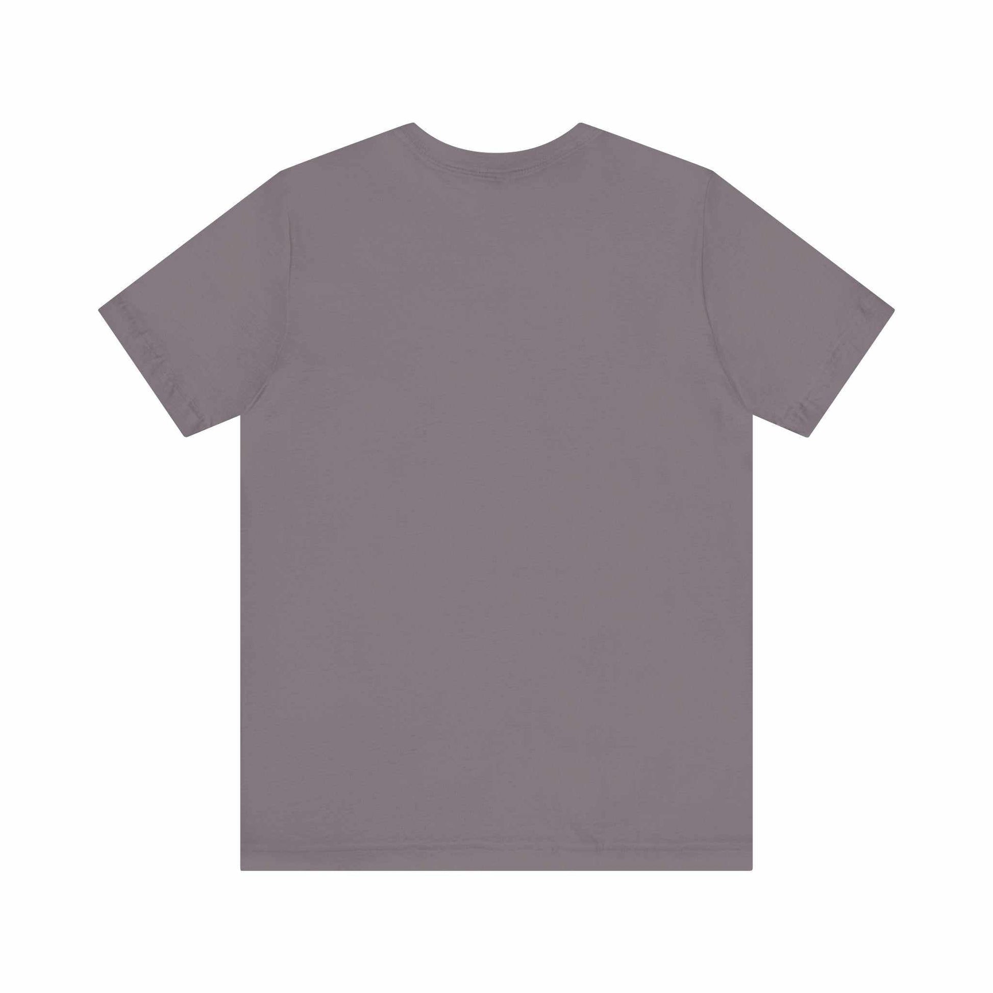 Unisex jersey short sleeve tee in soft cotton with classic crew neckline in ash grey.