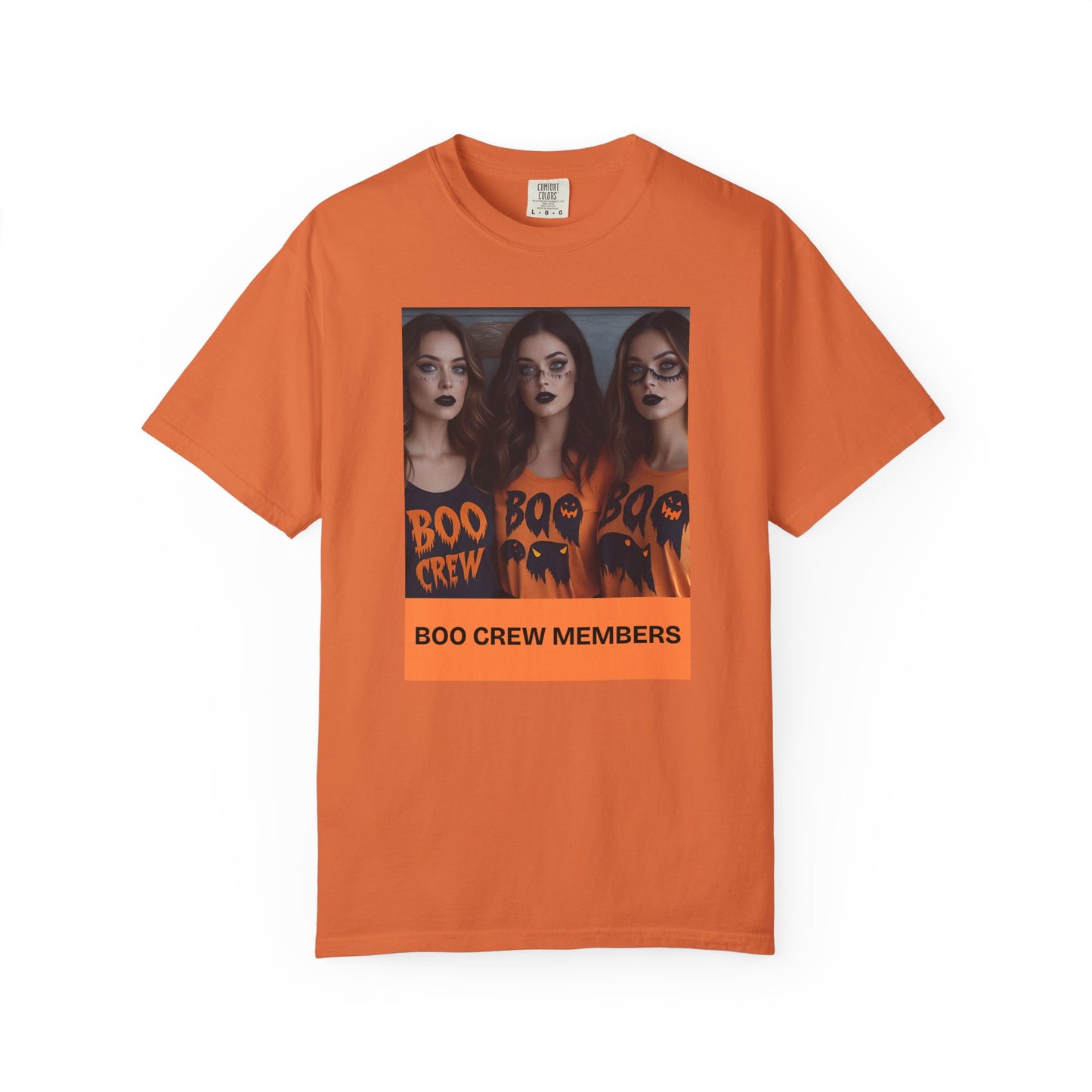 Boo Crew T-Shirt, Halloween Costume, Unisex Tee, Fall Fashion, Spooky Party Apparel, Gift for Halloween Lovers