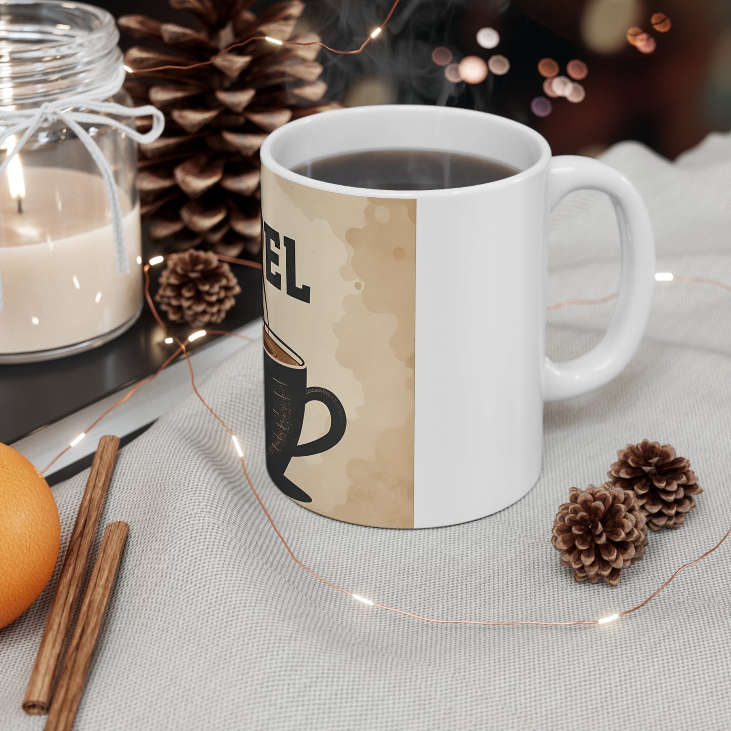 Fuel Coffee Mug 11oz, Morning Coffee Cup, Funny Office Mug, Coffee Lover Gift, Unique Kitchen Decor - Toddcraft