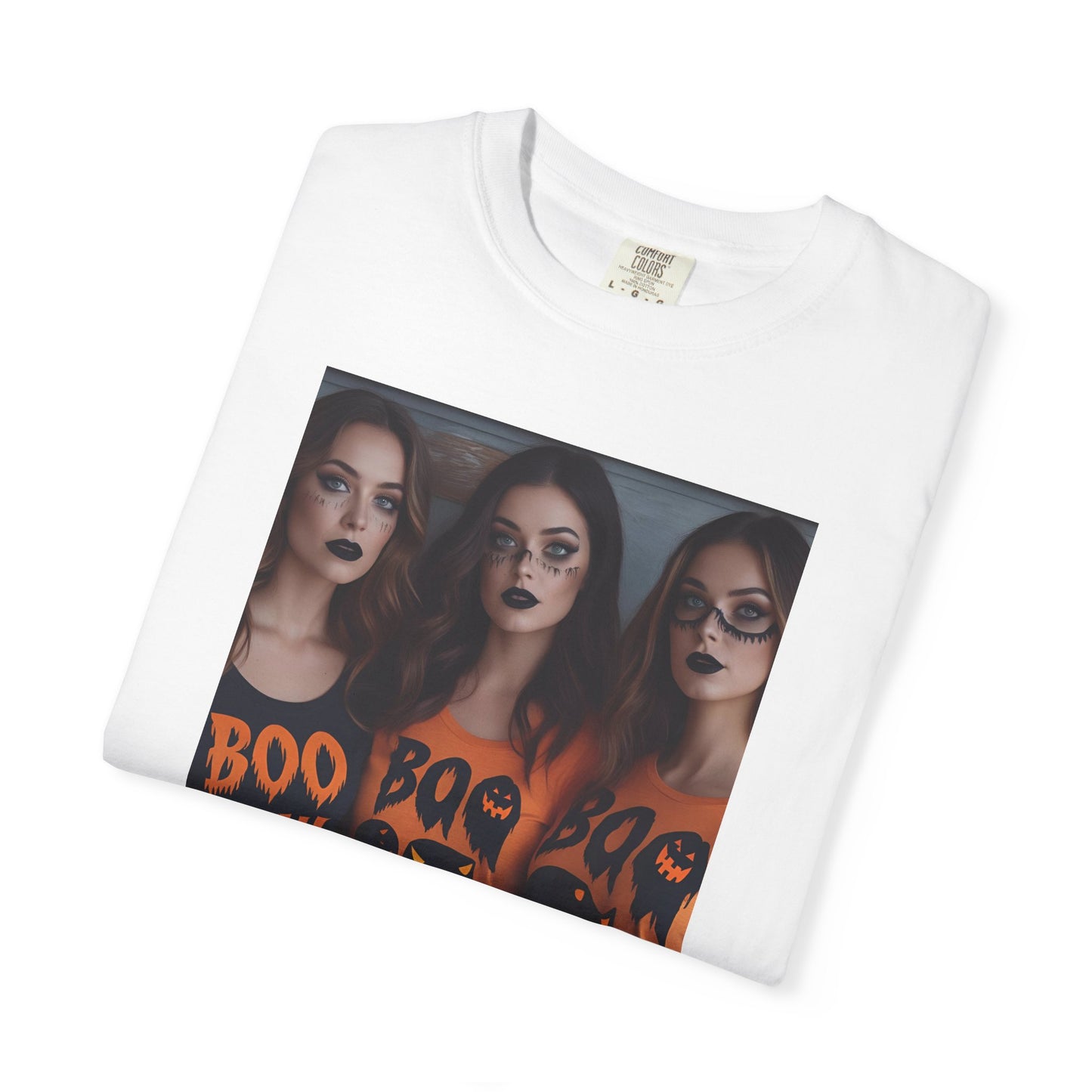 Boo Crew T-Shirt, Halloween Costume, Unisex Tee, Fall Fashion, Spooky Party Apparel, Gift for Halloween Lovers