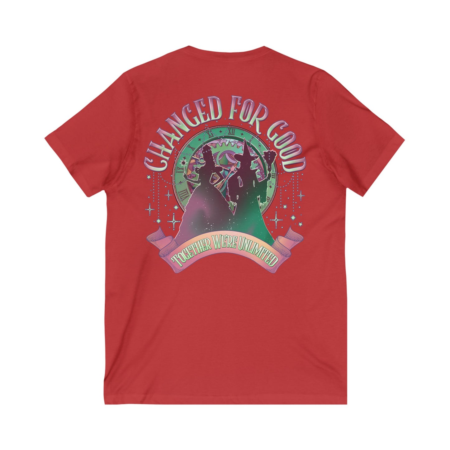 Empowering Change V-Neck Tee, Feminist T-Shirt, Positive Vibes Shirt, Inspirational Gift, Casual Wear, Confidence Boost