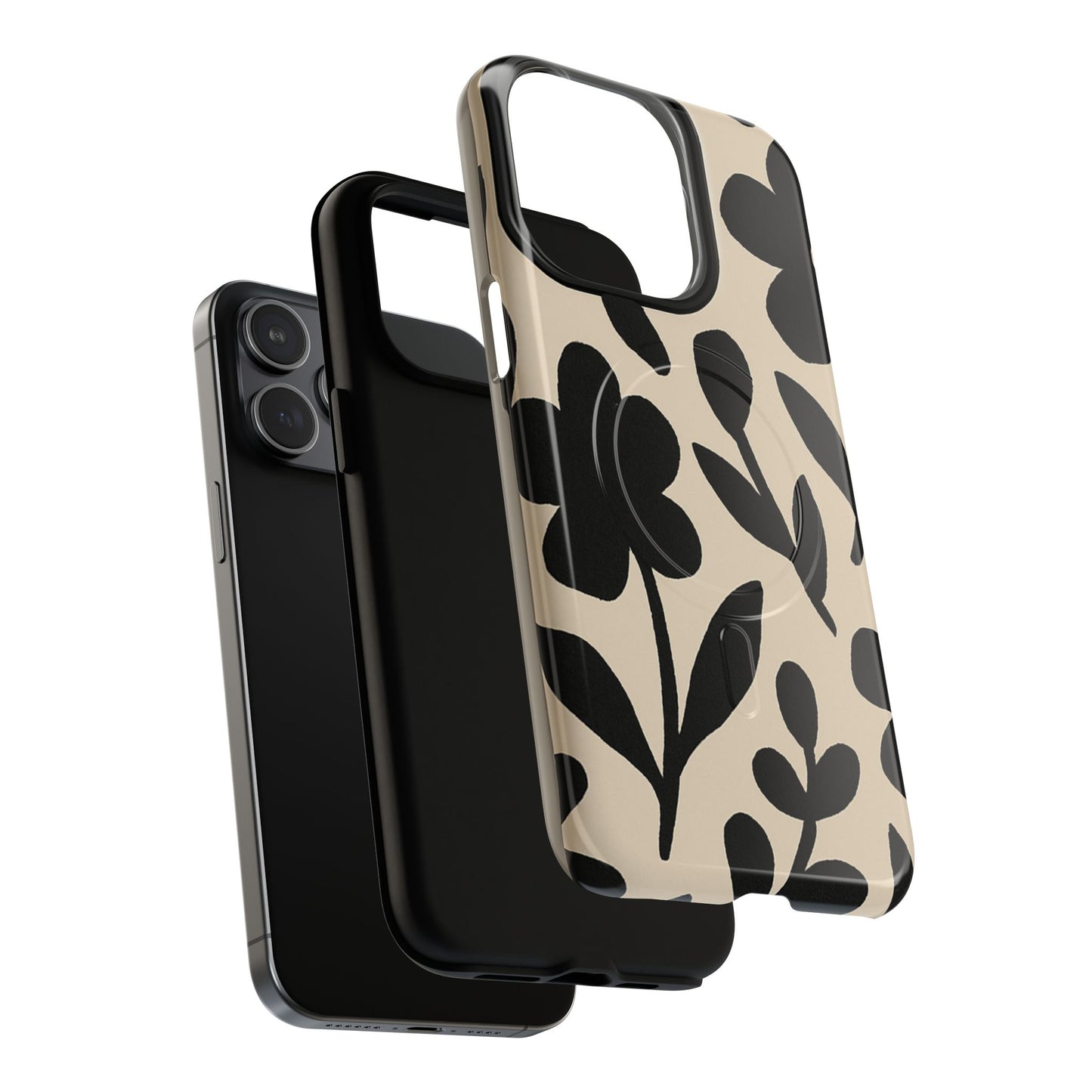 Floral Magnetic Phone Case - MagSafe Compatible Tough Case